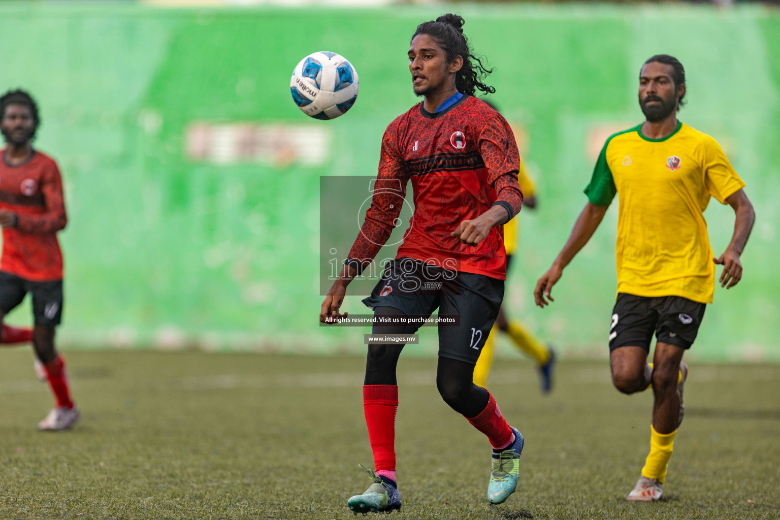 Little Town Sports vs  Lorenzo Sports Club in the 2nd Division 2022 on 16th July 2022, held in National Football Stadium, Male', Maldives Photos: Hassan Simah / Images.mv