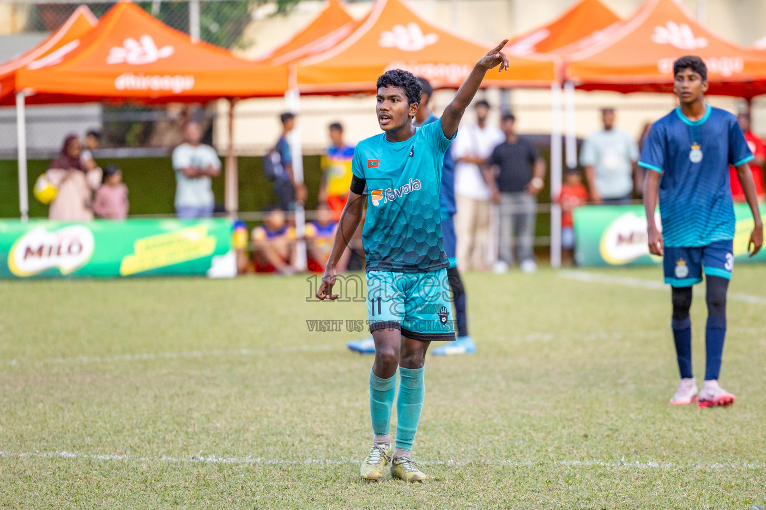 Day 2 of MILO Academy Championship 2024 (U-14) was held in Henveyru Stadium, Male', Maldives on Saturday, 2nd November 2024.
Photos: Ismail Thoriq / Images.mv