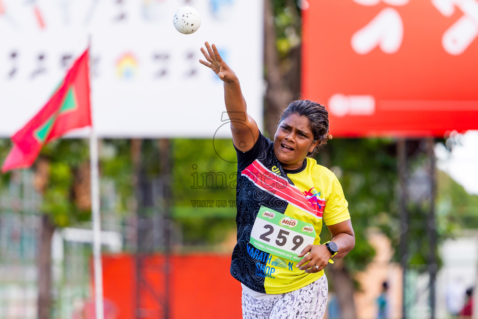 Day 3 of National Athletics Championship 2025 was held at Ekuveni Running Ground in Male', Maldives on Saturday, 16th August 2025. Photos: Nausham Waheed / images.mv