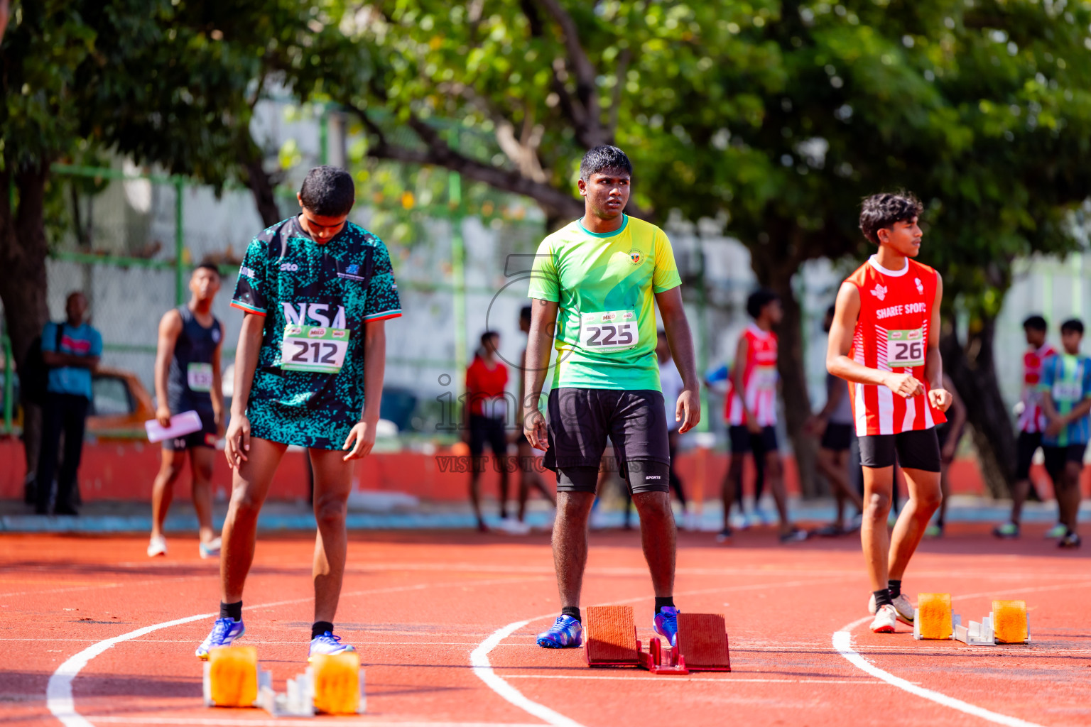 Day 2 of 12th Milo Association Championships was held in Ekuveni Track at Male', Maldives on Friday, 25th April 2025. Photos: Nausham Waheed / images.mv