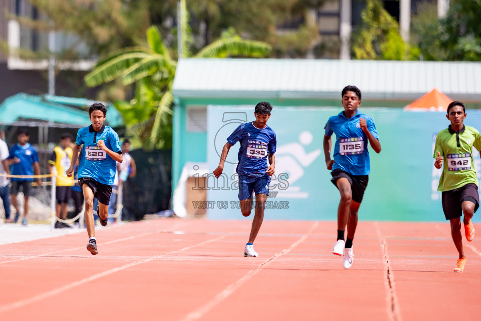 Day 3 of MWSC Interschool Athletics Championships 2024 held in Hulhumale Running Track, Hulhumale, Maldives on Monday, 11th November 2024. 
Photos by: Hassan Simah / Images.mv