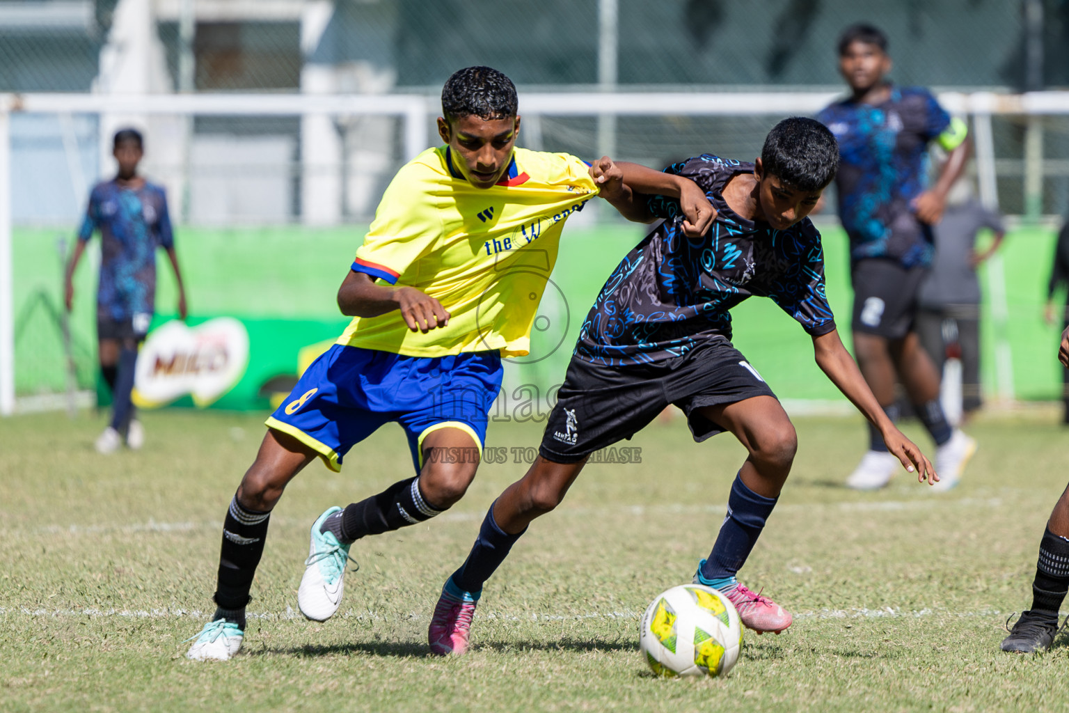 Day 3 of MILO Academy Championship 2024 (U-14) was held in Henveyru Stadium, Male', Maldives on Saturday, 2nd November 2024.
Photos: Hassan Simah / Images.mv