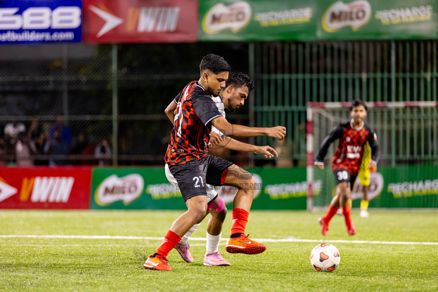 Day 4 of Milo Sector League 2025 was held in Rehendhi Futsal Ground, Hulhumale', Maldives on Tuesday, 4th November 2025. Photos: Hassan Simah / images.mv