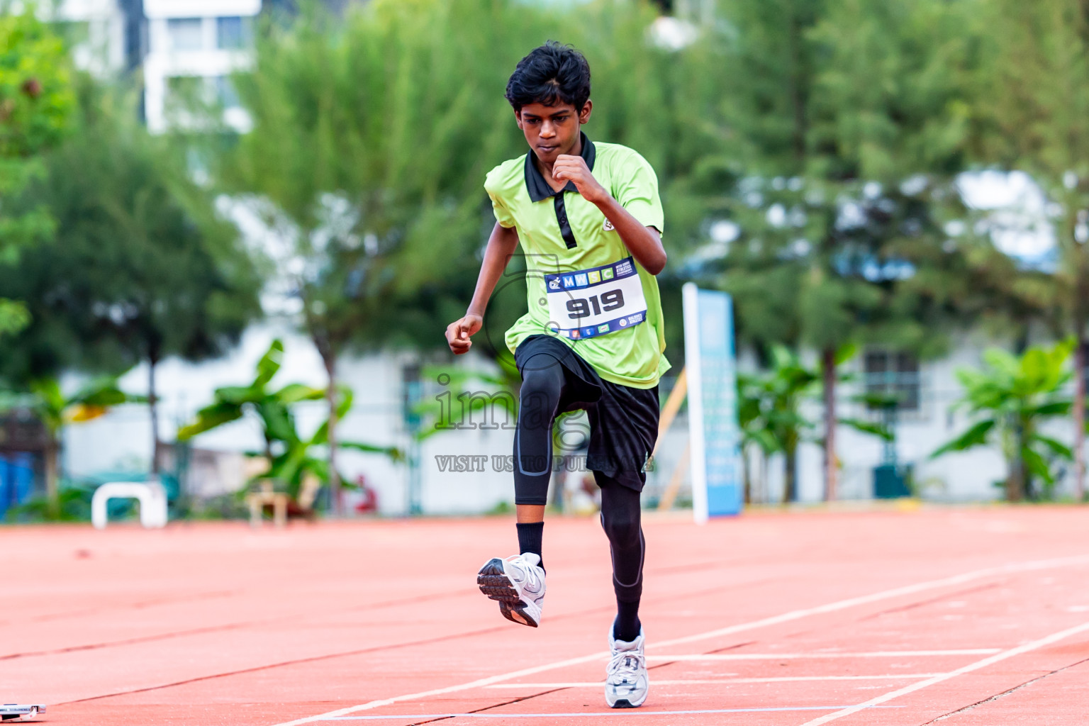 Day 3 of MWSC Interschool Athletics Championships 2024 held in Hulhumale Running Track, Hulhumale, Maldives on Monday, 11th November 2024. Photos by:  Nausham Waheed / Images.mv