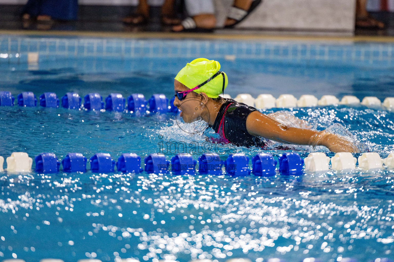 Day 4 of National Swimming Championship 2024 held in Hulhumale', Maldives on Monday, 16th December 2024. Photos: Hassan Simah / images.mv