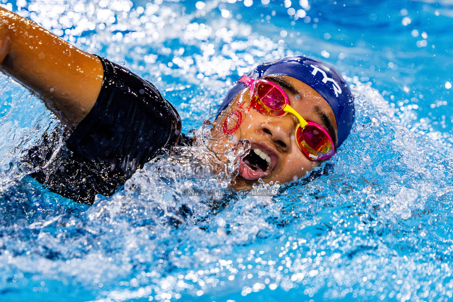 Day 3 of National Swimming Competition 2024 held in Hulhumale', Maldives on Sunday, 15th December 2024. Photos: Nausham Waheed/ images.mv