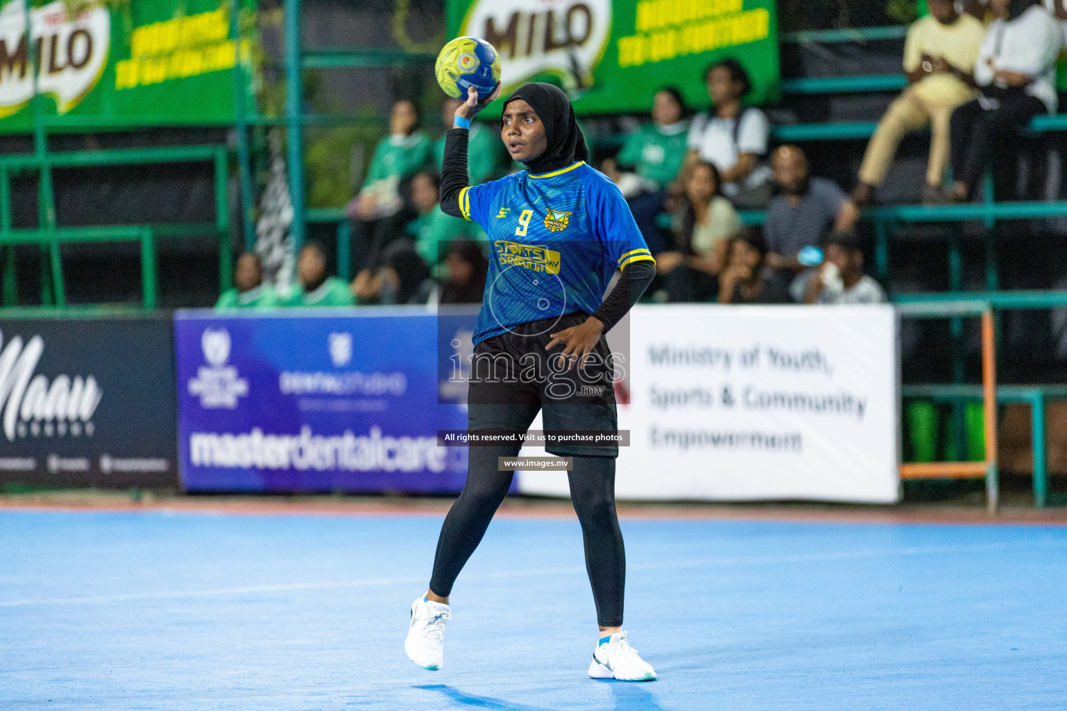 Day 1 of 7th Inter-Office/Company Handball Tournament 2023, held in Handball ground, Male', Maldives on Friday, 16th September 2023 Photos: Nausham Waheed/ Images.mv