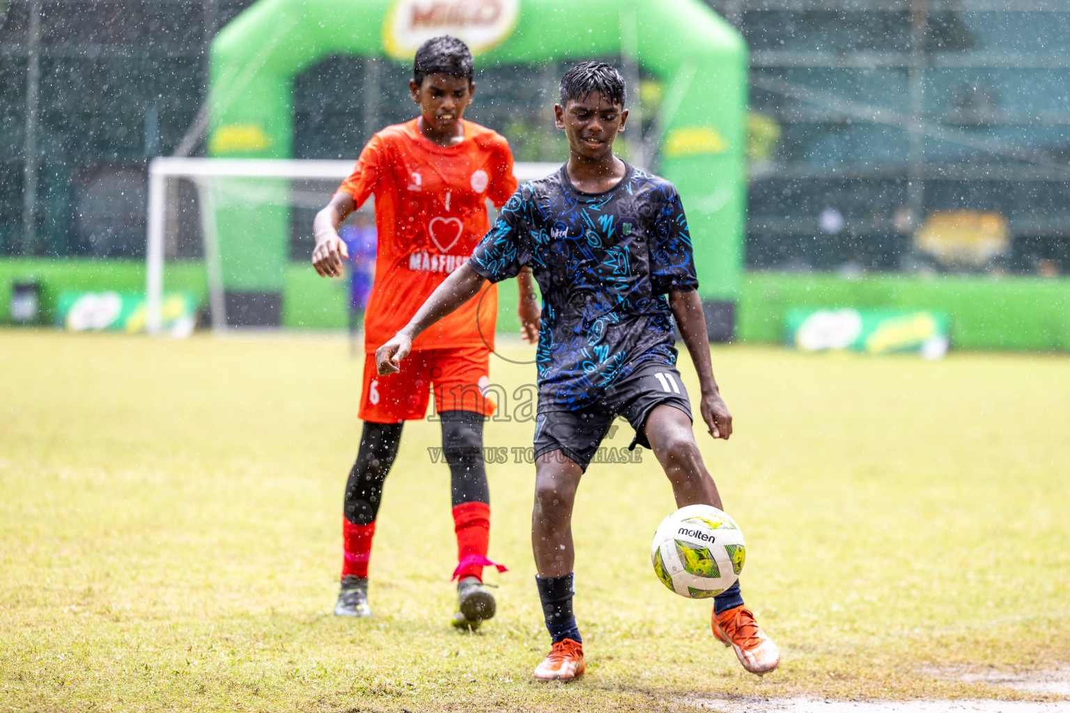 Day 4 of MILO Academy Championship 2024 (U-14) was held in Henveyru Stadium, Male', Maldives on Sunday, 3rd November 2024.
Photos: Ismail Thoriq /  Images.mv