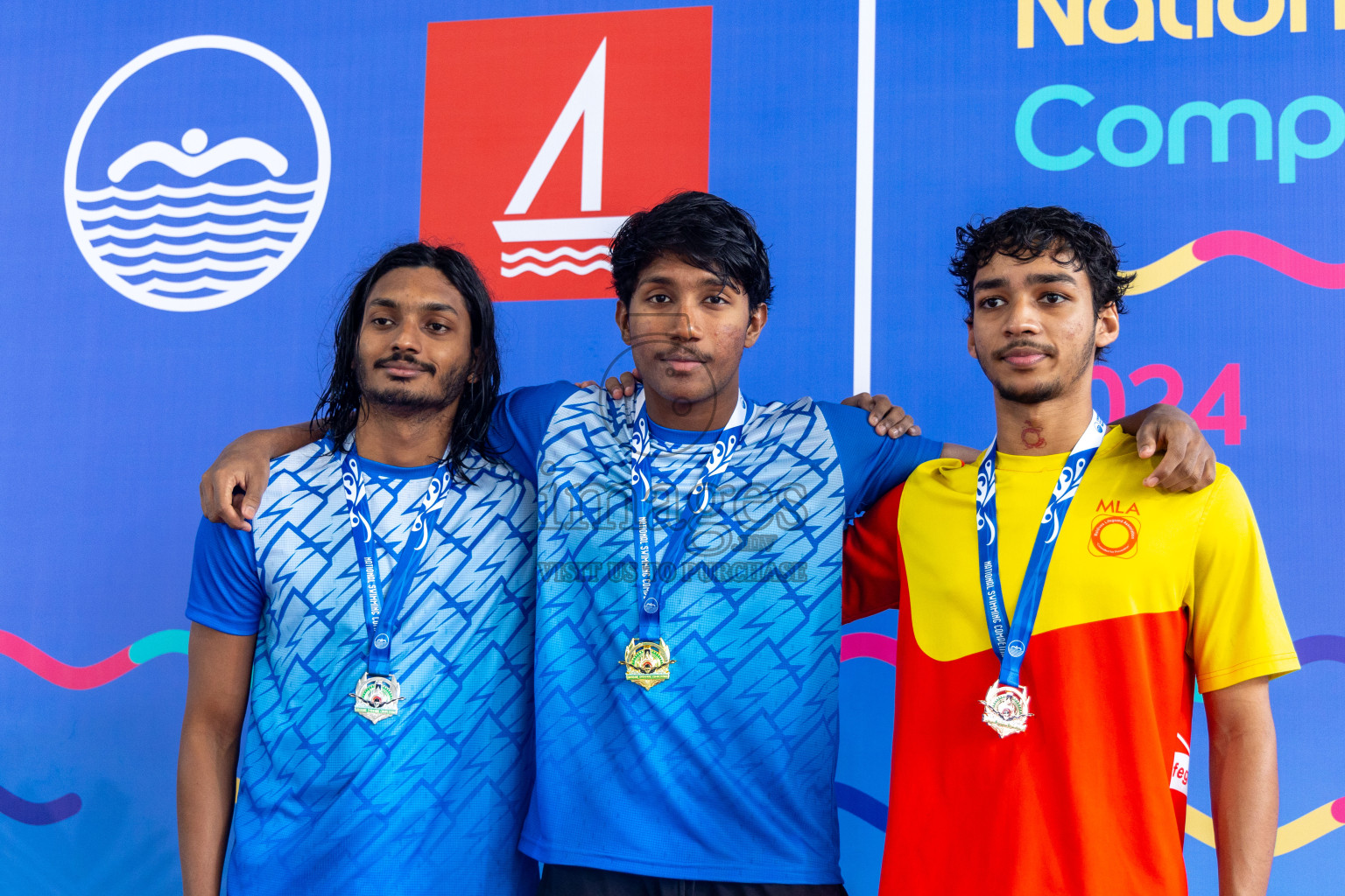 Day 7 of National Swimming Competition 2024 held in Hulhumale', Maldives on Thursday, 19th December 2024.
Photos: Ismail Thoriq / images.mv