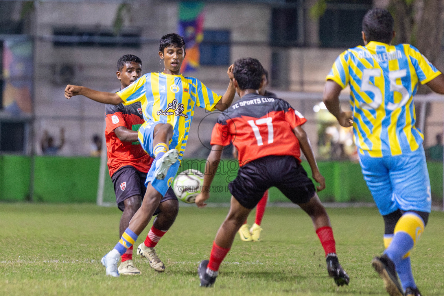 TC vs Valencia  (U14) in Day 5 of Dhivehi Youth League 2024 held at Henveiru Stadium on Friday 29th November 2024. Photos: Shuu Abdul Sattar/ Images.mv