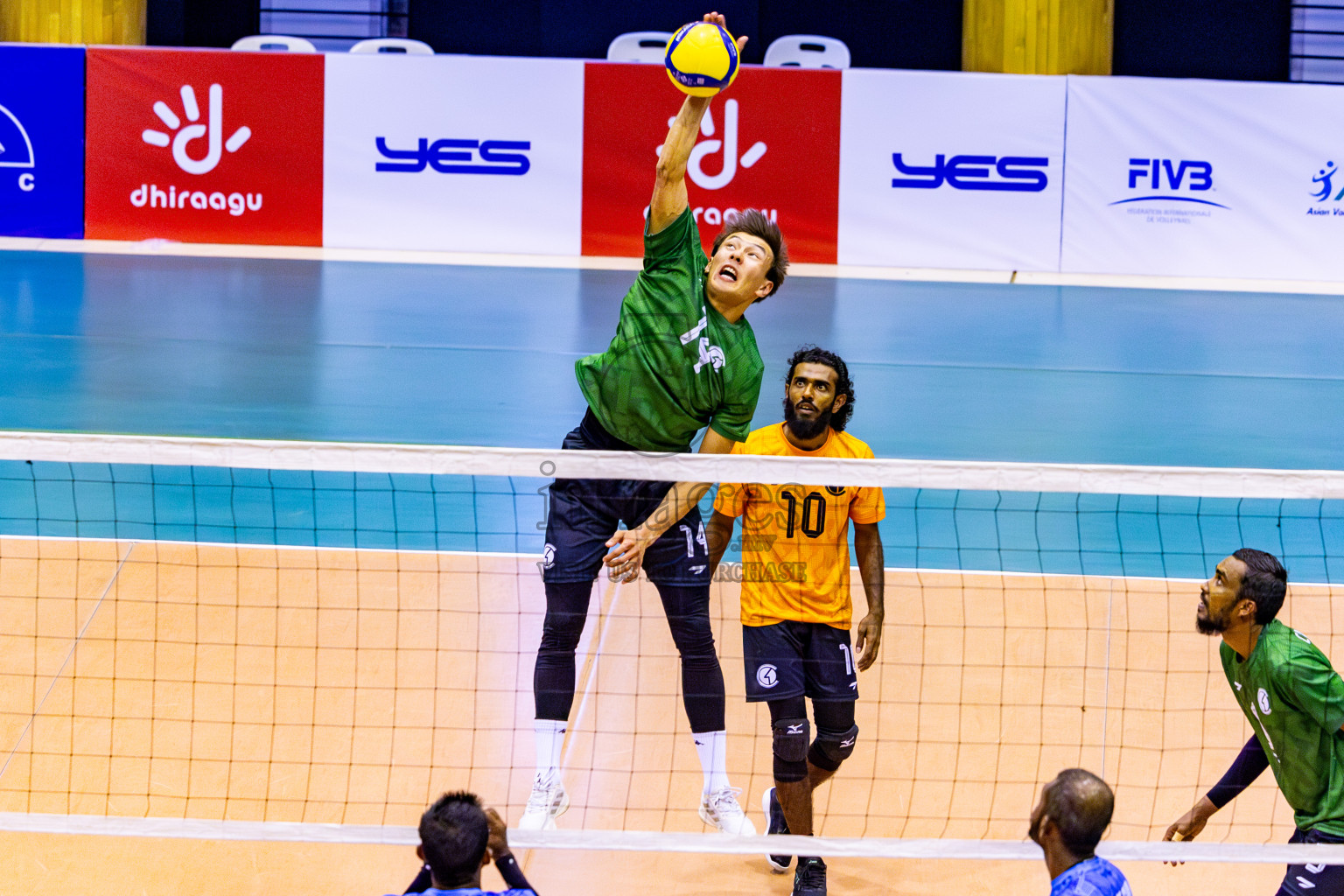 Police Club vs Club HDC in Semi Final of MILO VAM Cup 2024 Men's Division was held in Social Center Indoor Hall on Friday, 1st September 2024. Photos: Nausham Waheed / images.mv