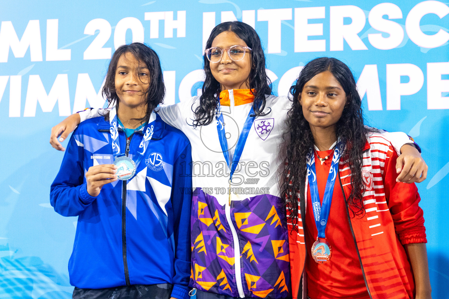 Day 4 of 20th Inter-school Swimming Competition 2024 held in Hulhumale', Maldives on Tuesday, 15th October 2024. Photos: Ismail Thoriq / images.mv