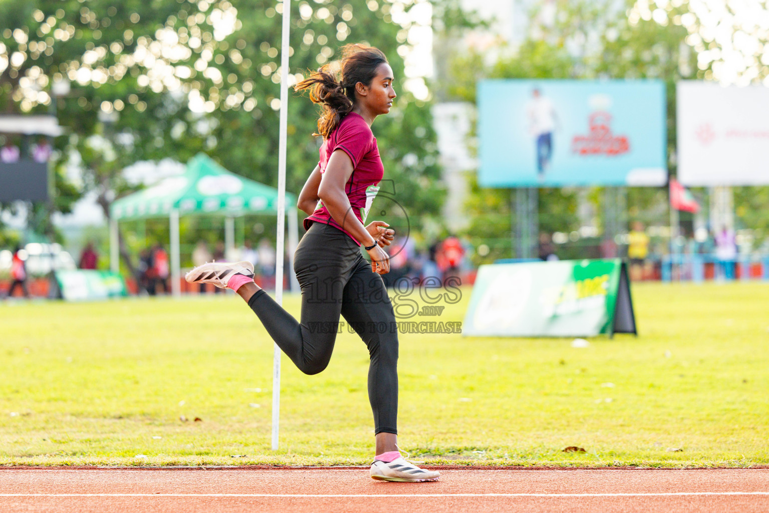 Day 2 of 12th Milo Association Championships was held in Ekuveni Track at Male', Maldives on Friday, 25th April 2025. Photos: Hassan Simah / images.mv