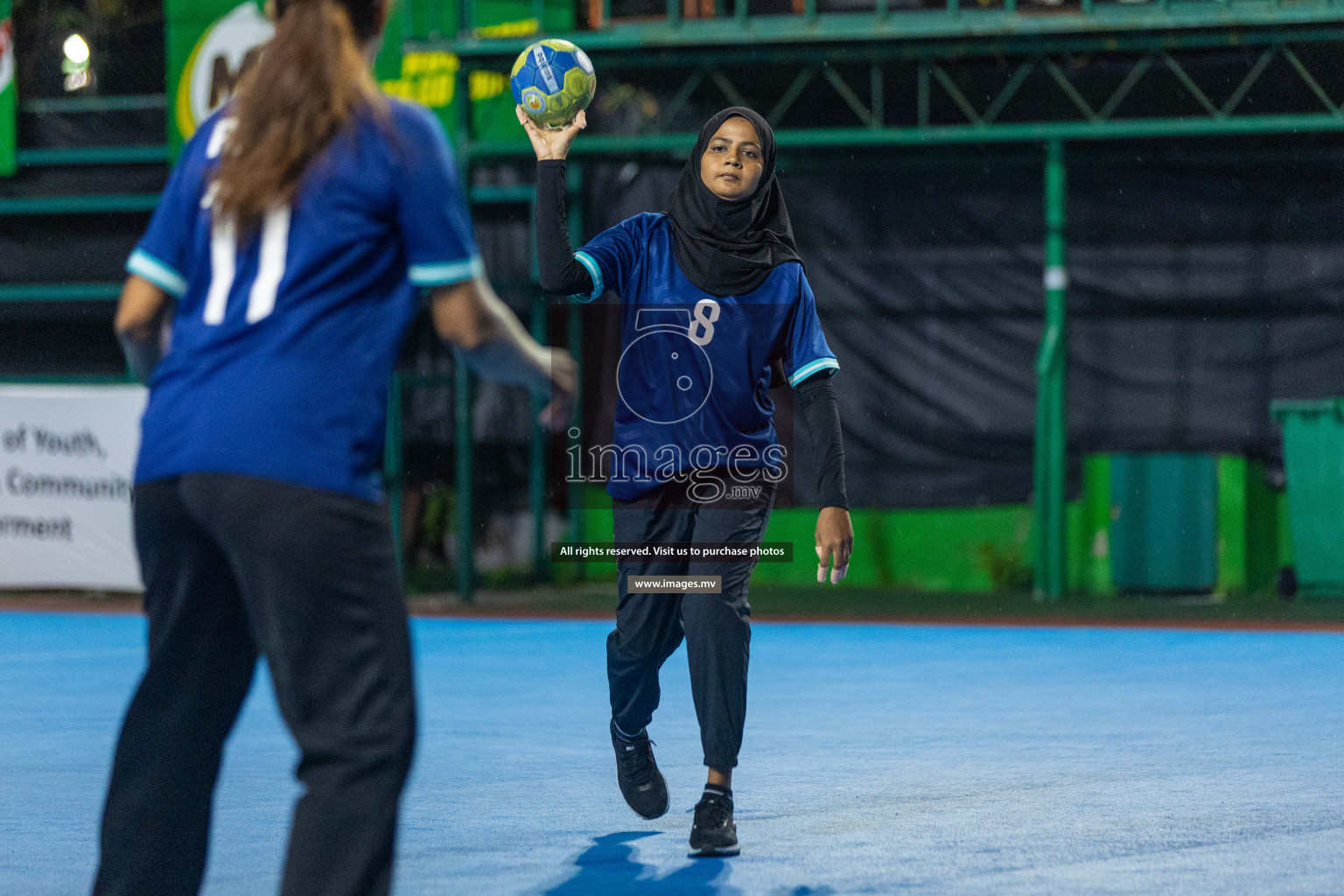 Quarter Final of 7th Inter-Office/Company Handball Tournament 2023, held in Handball ground, Male', Maldives on Friday, 20th October 2023 Photos: Nausham Waheed/ Images.mv