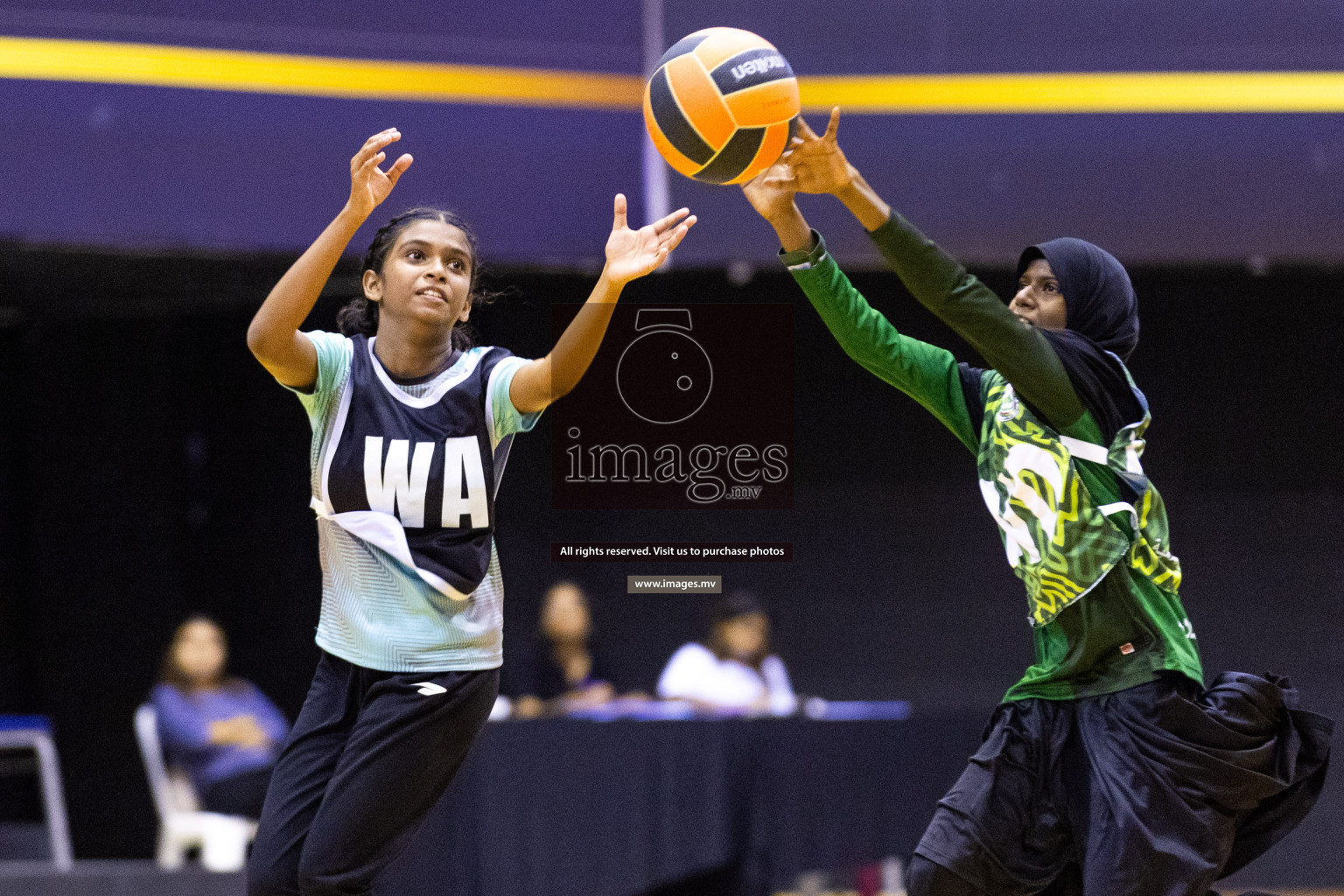 Day5 of 24th Interschool Netball Tournament 2023 was held in Social Center, Male', Maldives on 31st October 2023. Photos: Nausham Waheed / images.mv