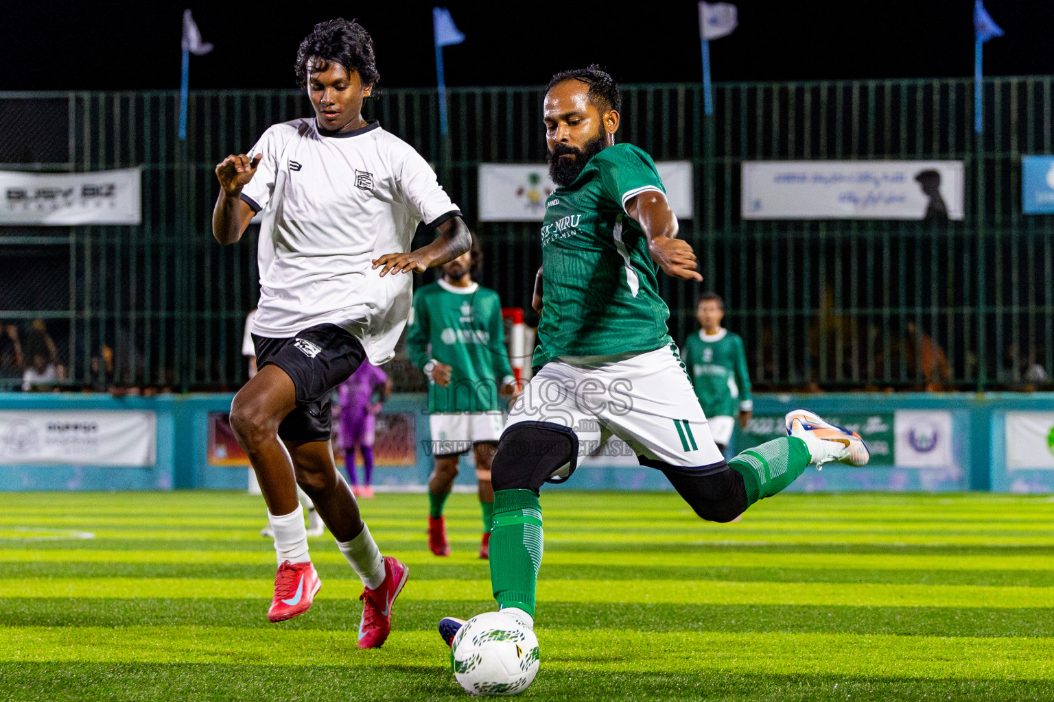 Dee Cee Jay SC vs Comienzo FC in Day 2 of Laamehi Dhiggaru Ekuveri Futsal Challenge 2025 was held on Friday, 25th July 2025, at Dhiggaru Futsal Ground, Dhiggaru, Maldives Photos: Nausham Waheed  / images.mv