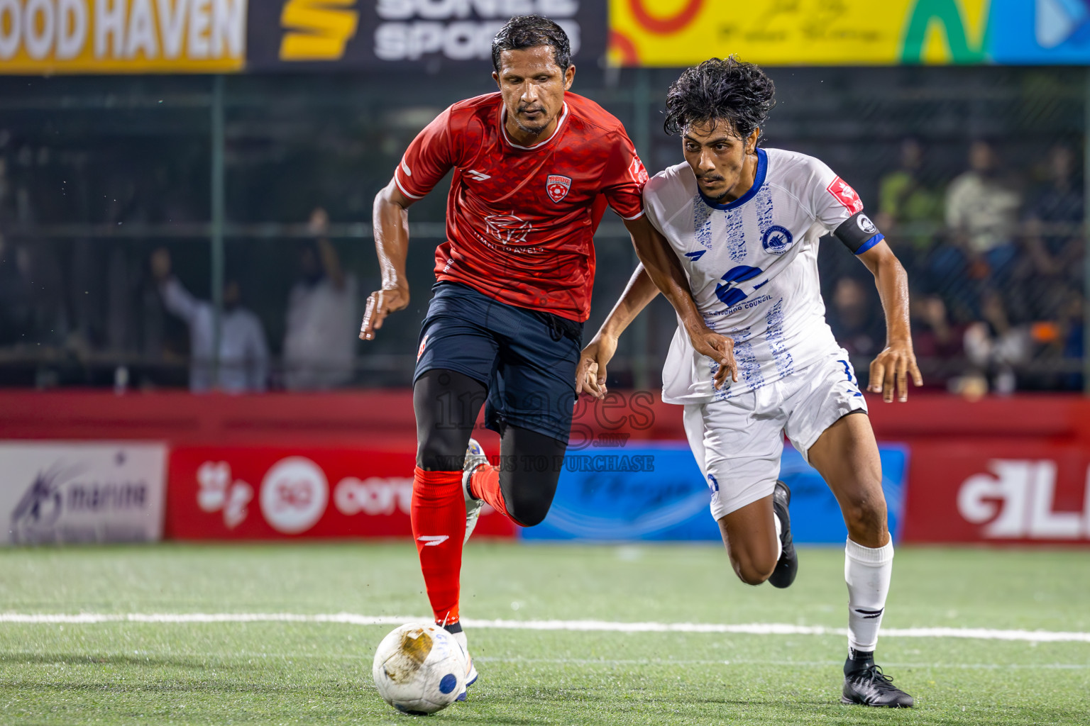 V Keyodhoo vs ADh Mahibadhoo in Zone Round on Day 30 of Golden Futsal Challenge 2025 was held on Monday , 3rd February 2025, in Hulhumale', Maldives.
Photos: Ismail Thoriq / images.mv