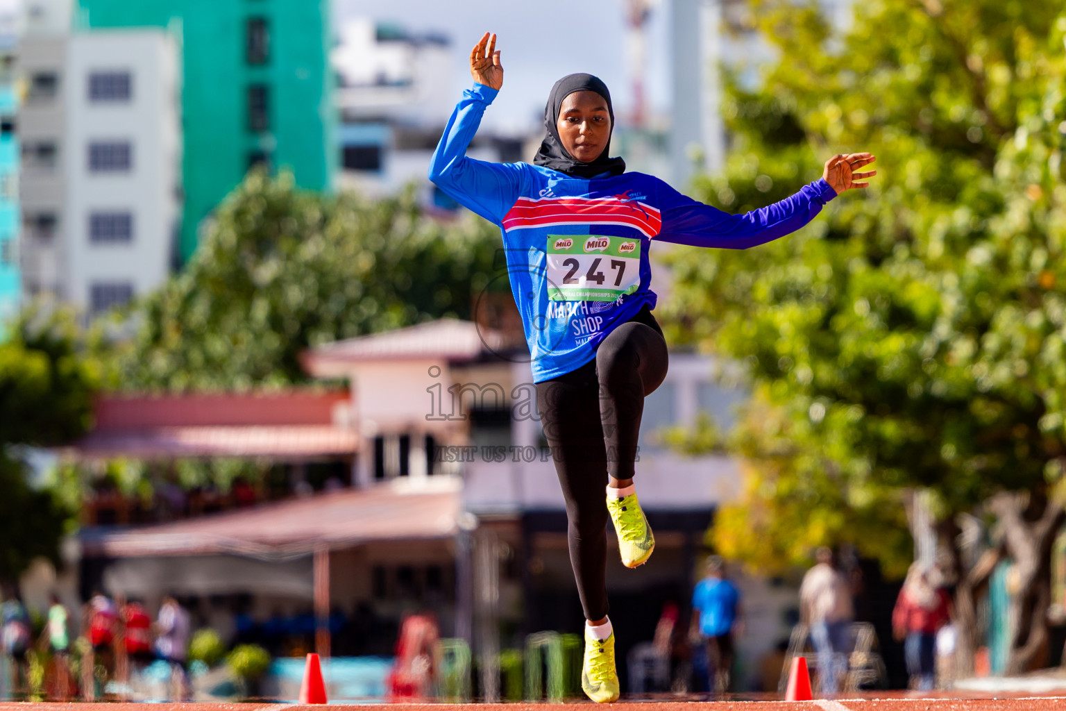 Day 2 of National Athletics Championship 2025 was held at Ekuveni Running Ground in Male', Maldives on Friday, 15th August 2025. Photos: Nausham Waheed  / images.mv