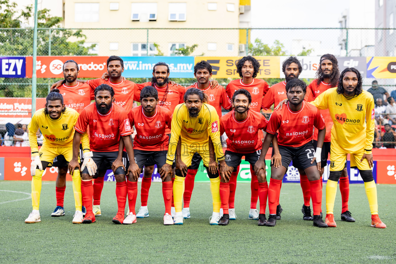 AA. Feridhoo VS AA. Rasdhoo in Day 7 of Golden Futsal Challenge 2025 was held on Saturday, 11th January 2025, in Hulhumale', Maldives Photos: Hassan Simah / images.mv