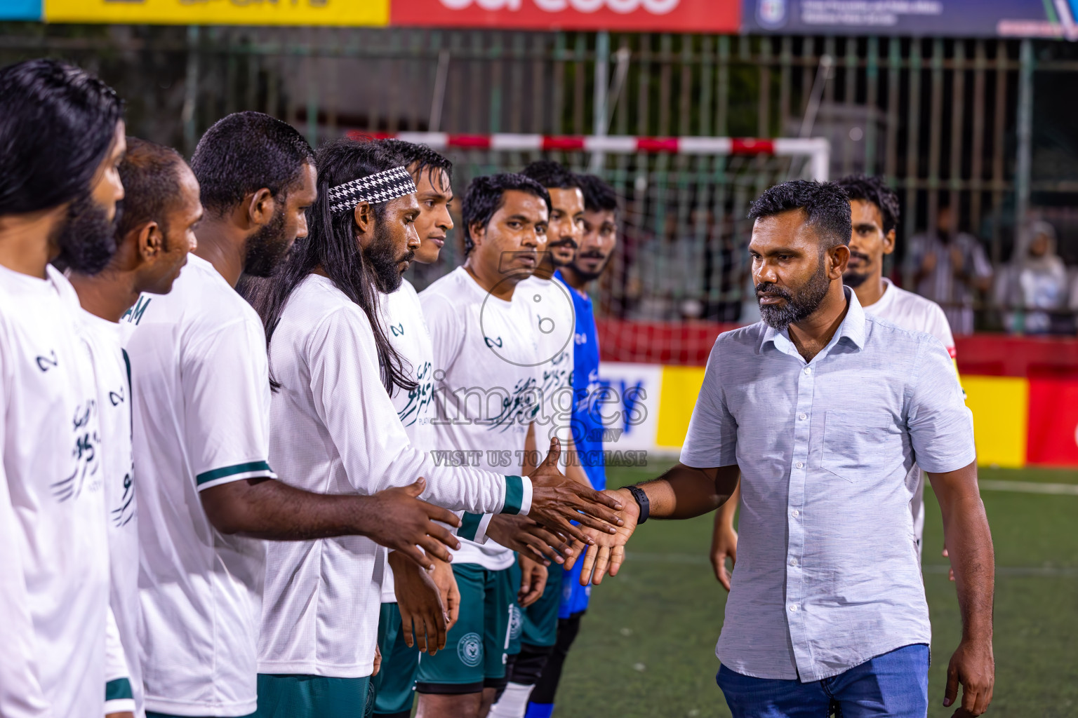 L Maabaidhoo vs L Gan in Day 16 of Golden Futsal Challenge 2024 was held on Tuesday, 30th January 2024, in Hulhumale', Maldives Photos: Ismail Thoriq / images.mv