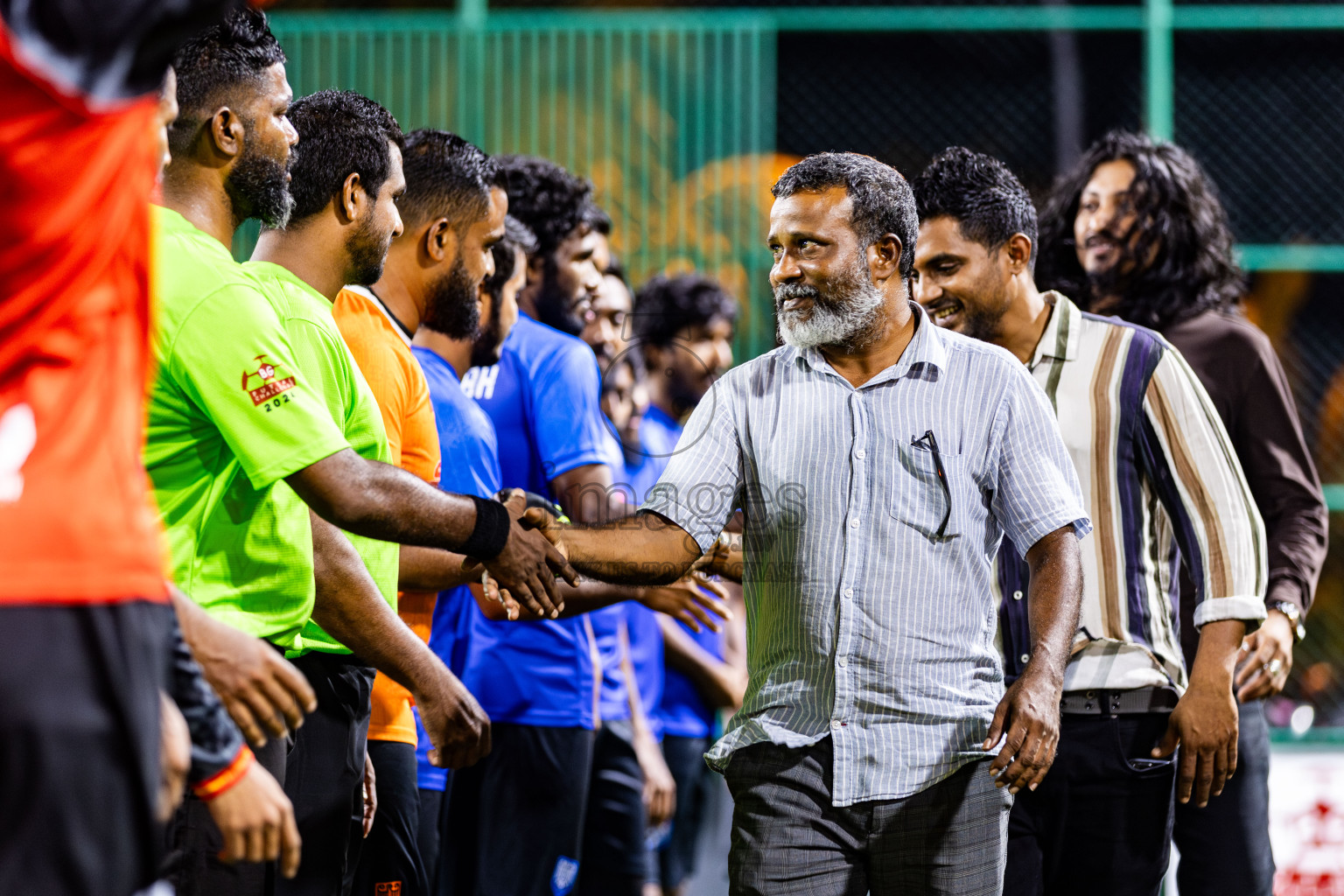 BG Sports Club vs FC Calms Blue in Day 3 of BG Futsal Challenge 2024 was held on Thursday, 14th March 2024, in Male', Maldives Photos: Nausham Waheed / images.mv