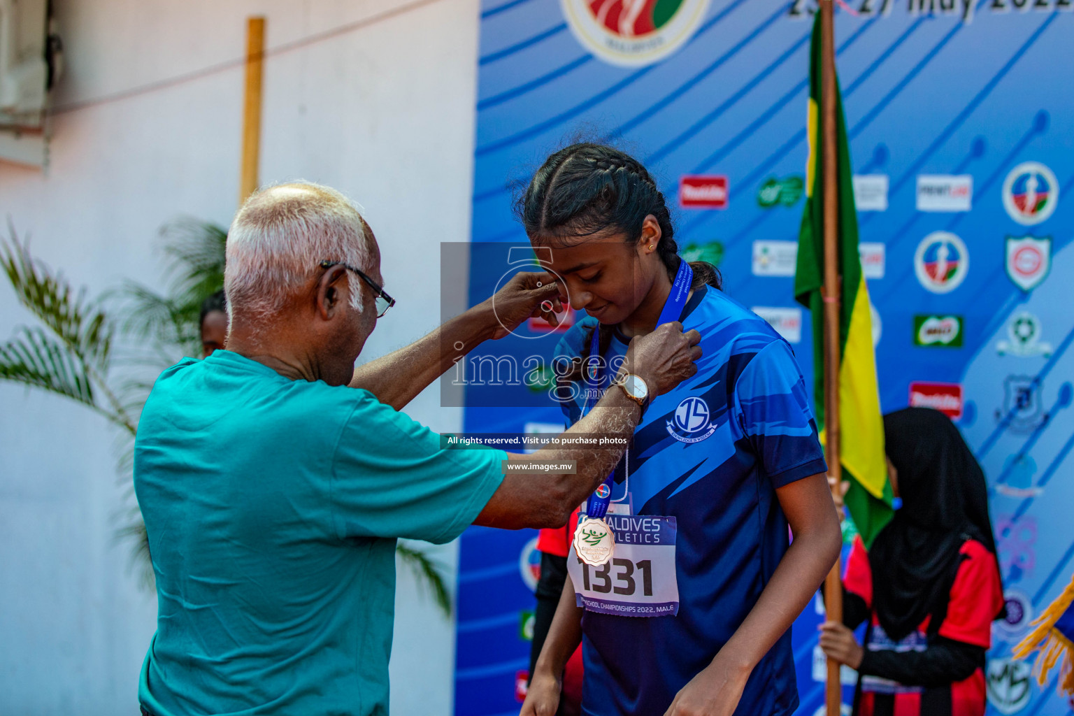 Day 5 of Inter-School Athletics Championship held in Male', Maldives on 27th May 2022. Photos by: Nausham Waheed / images.mv