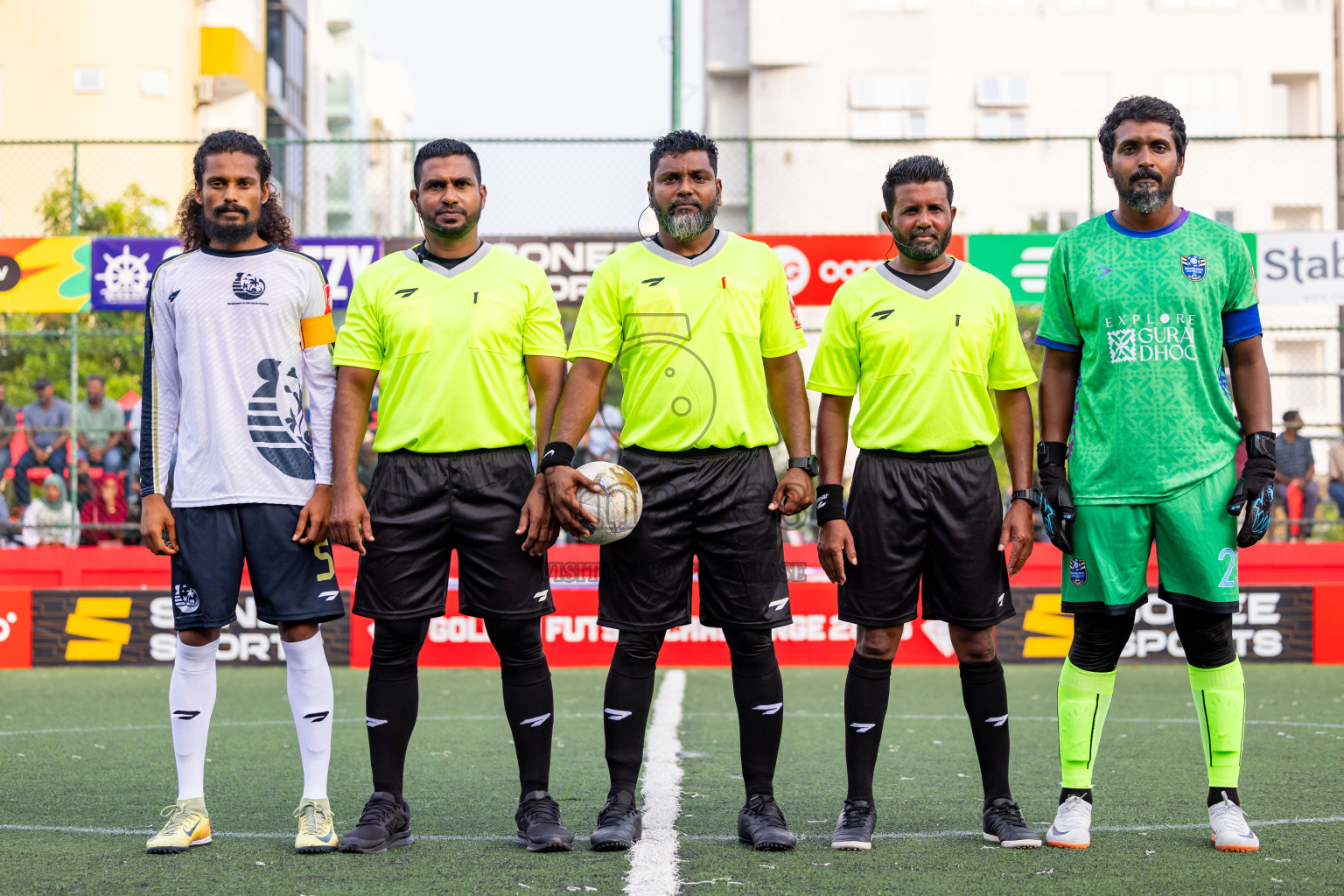K Gulhi vs K Guraidhoo in Day 15 of Golden Futsal Challenge 2025 was held on Sunday, 19th January 2025, in Hulhumale', Maldives. Photos: Nausham Waheed / images.mv
