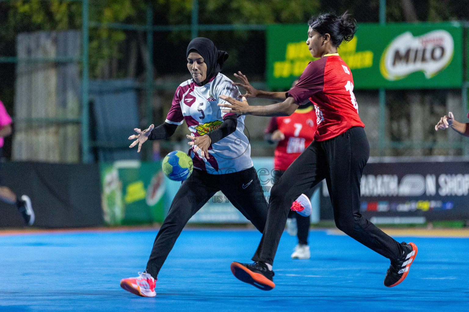 Division one Final 10th National Handball Tournament 2023, held in Handball ground, Male', Maldives on Saturday, 13th January 2023 Photos: Nausham Waheed/ Images.mv