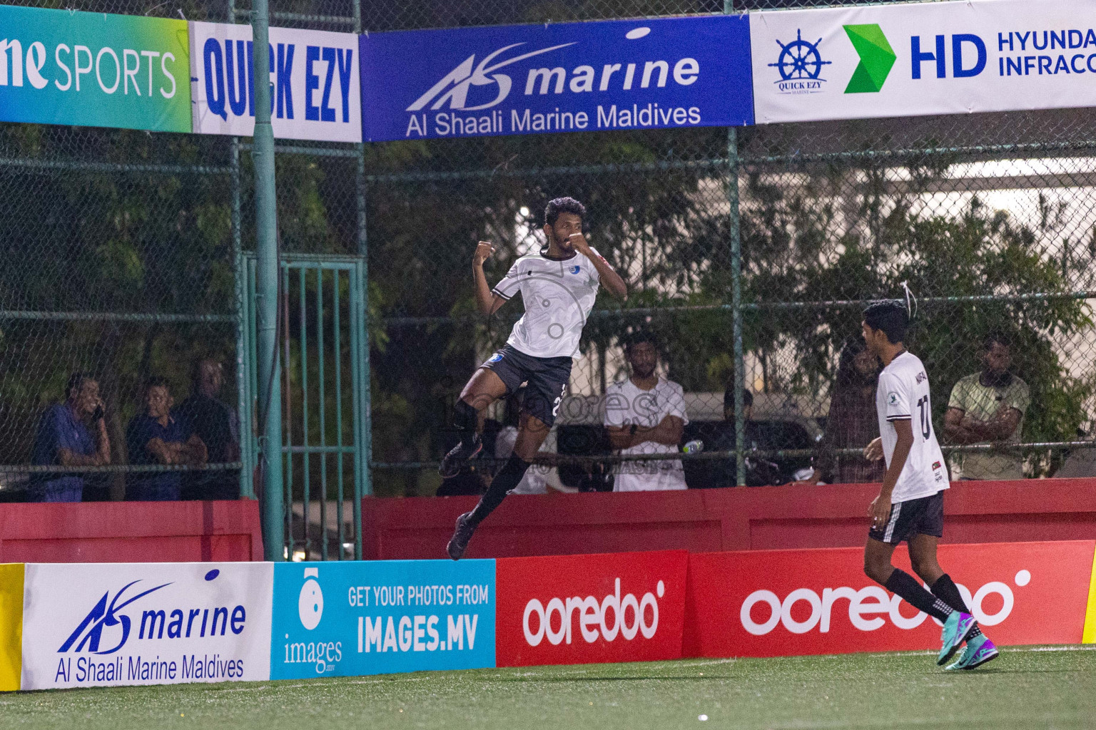 HDh Finey vs HDh Hanimaadhoo in Golden Futsal Challenge 2024 was held on Tuesday, 16th January 2024, in Hulhumale', Maldives
Photos: Ismail Thoriq / images.mv