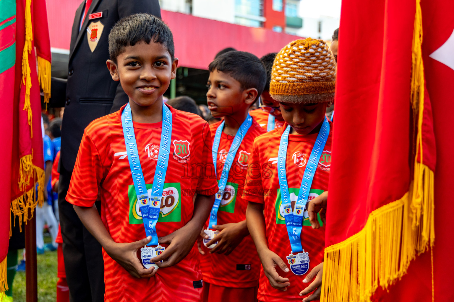 Day 2 of MILO Kids Football Fiesta was held at National Stadium in Male', Maldives on Saturday, 24th February 2024.