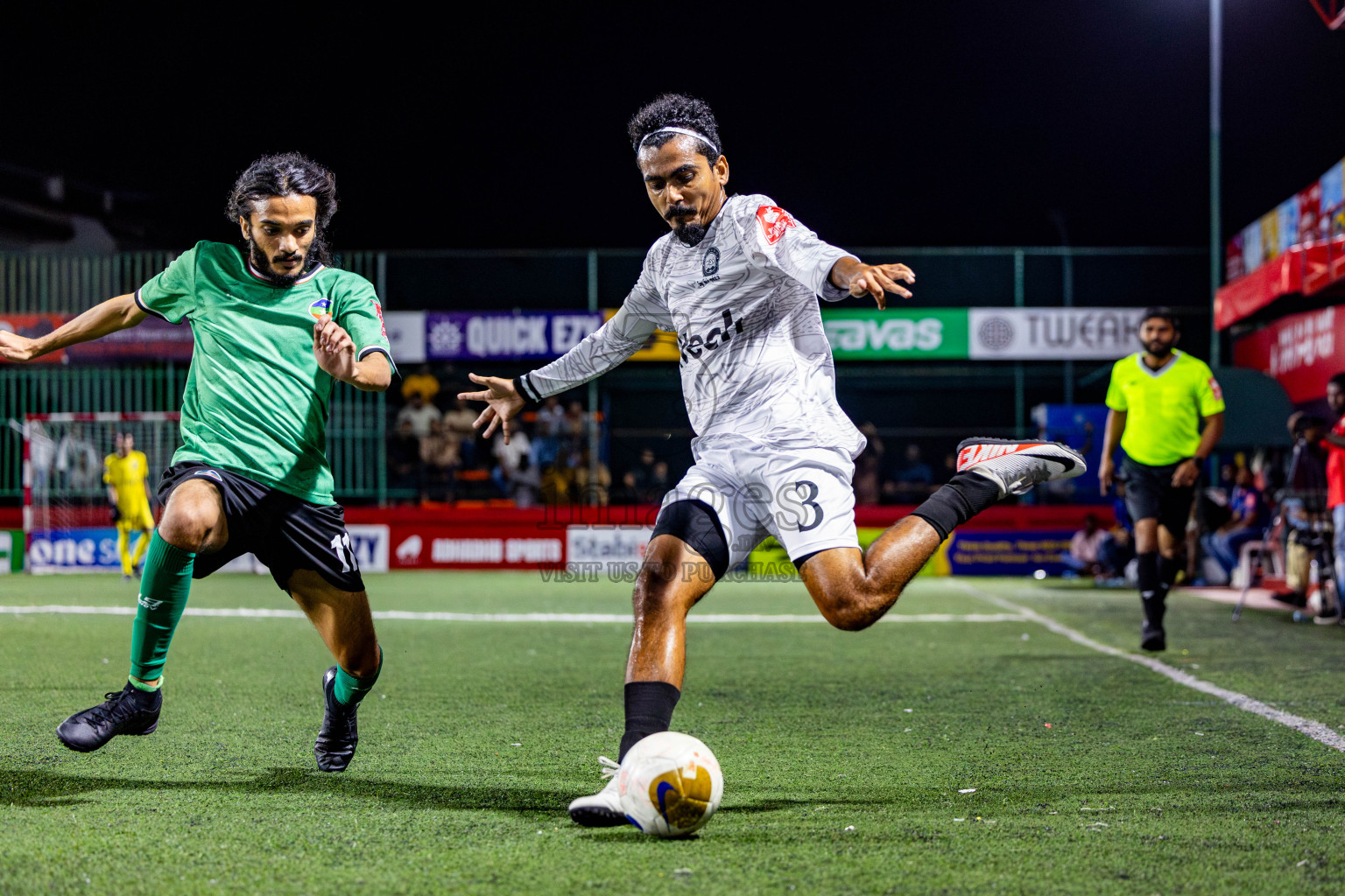 GDh Madaveli VS GDh Thinadhoo in Day 7 of Golden Futsal Challenge 2025 was held on Saturday, 11th January 2025, in Hulhumale', Maldives Photos: Nausham Waheed / images.mv