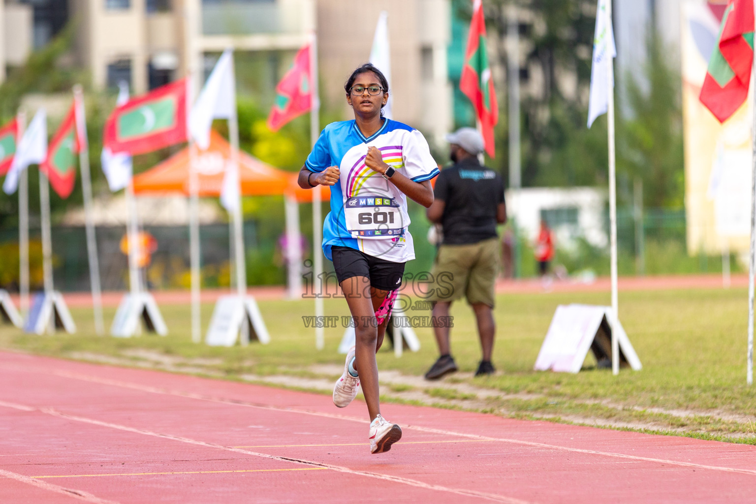 Day 2 of MWSC Interschool Athletics Championships 2024 held in Hulhumale Running Track, Hulhumale, Maldives on Sunday, 10th November 2024. Photos by: Ayaan / Images.mv