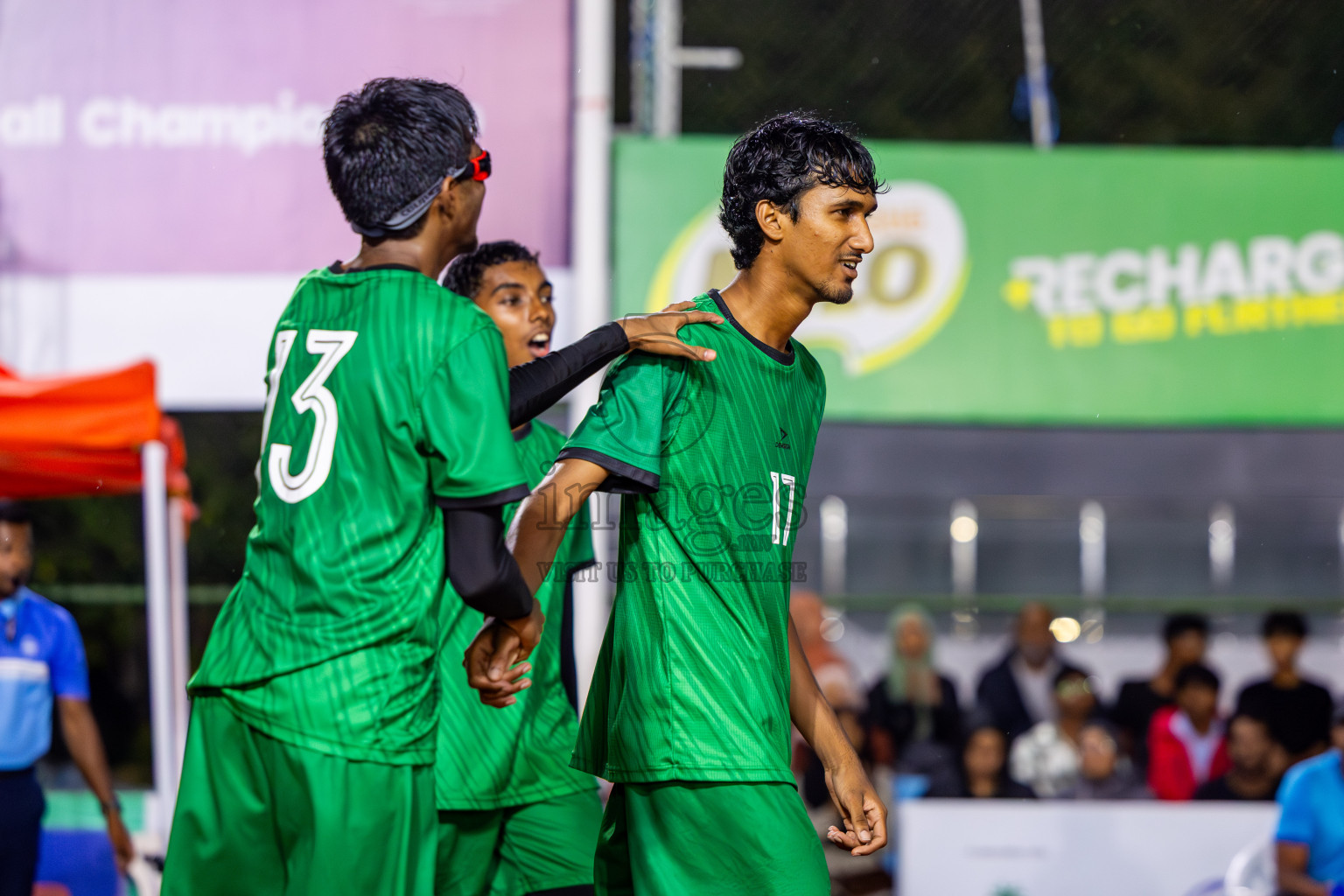 Sports Club Vision vs Sports Club Dhirun in the Bronze Match of Milo National Junior Volleyball Championship 2025 Men's Division was held on Saturday, 29th November 2025 at Ekuveni Turf Court Male', Maldives. Photos: Nausham Waheed / images.mv