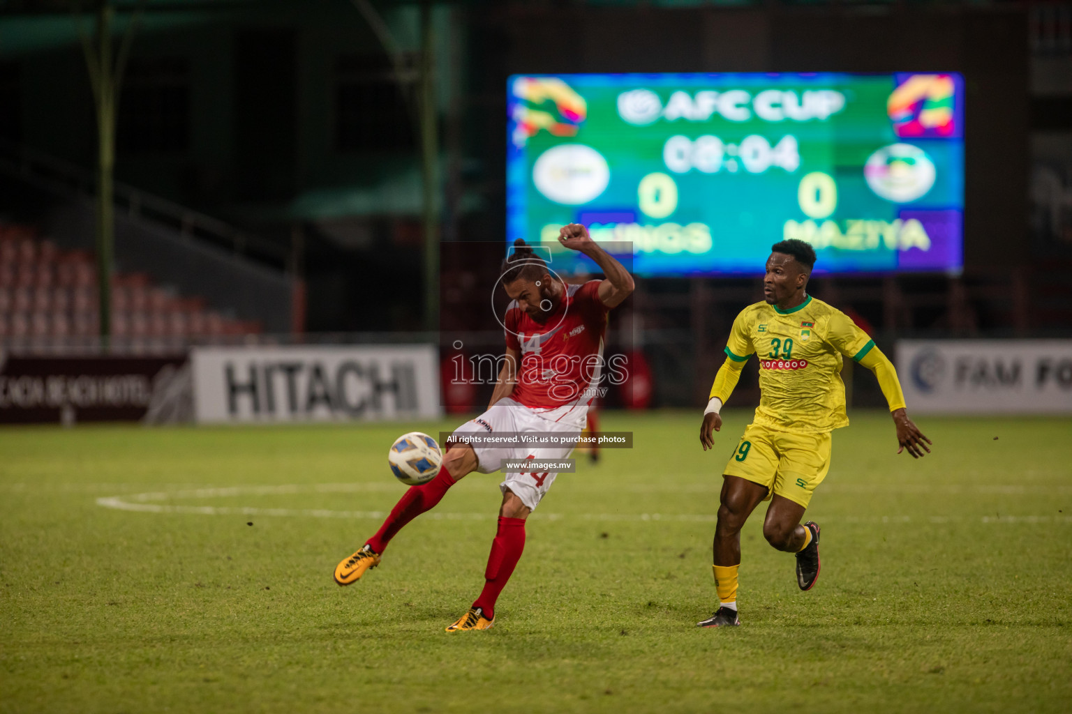 AFC Cup 2021 - Bashundhara Kings vs Maziya SRC in Male', Maldives on 18 August 2021.