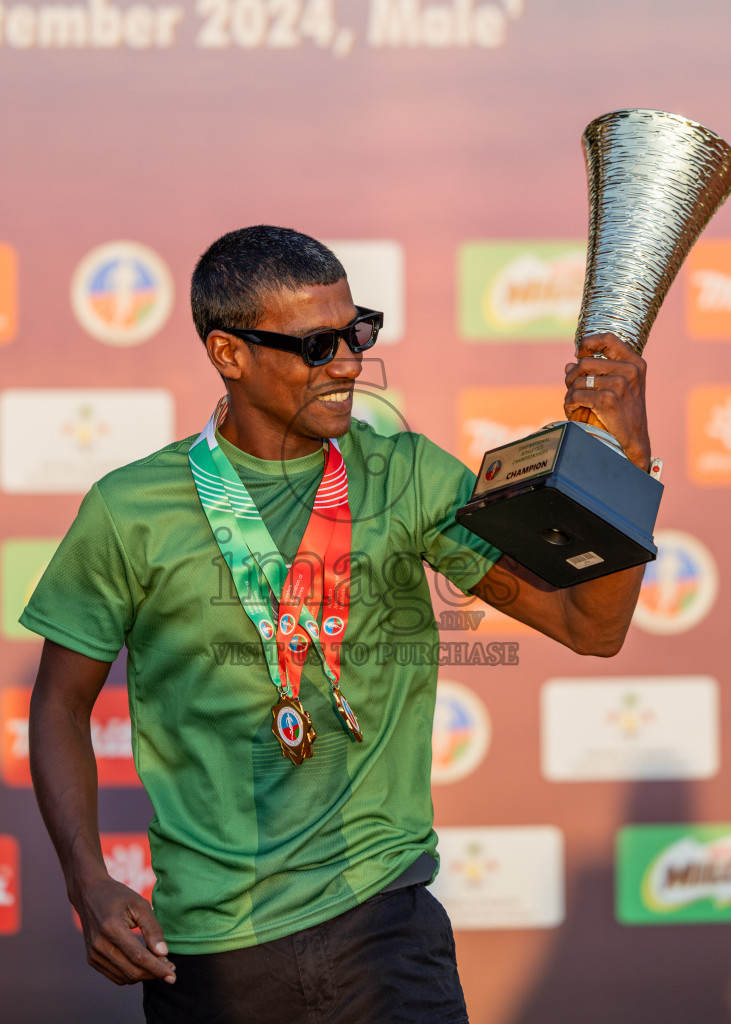 Day 3 of 33rd National Athletics Championship was held in Ekuveni Track at Male', Maldives on Saturday, 7th September 2024. Photos: Suaadh Abdul Sattar / images.mv