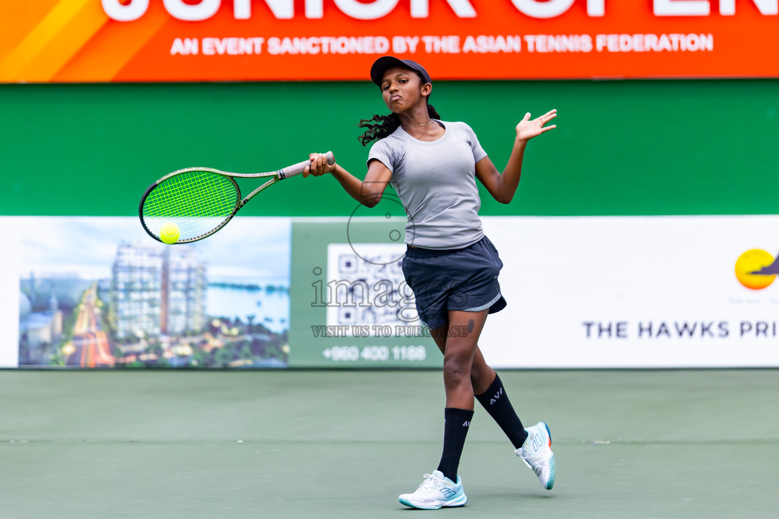 Day 5 of ATF Maldives Junior Open Tennis was held in Male' Tennis Court, Male', Maldives on Monday, 16th December 2024. Photos: Nausham Waheed/ images.mv