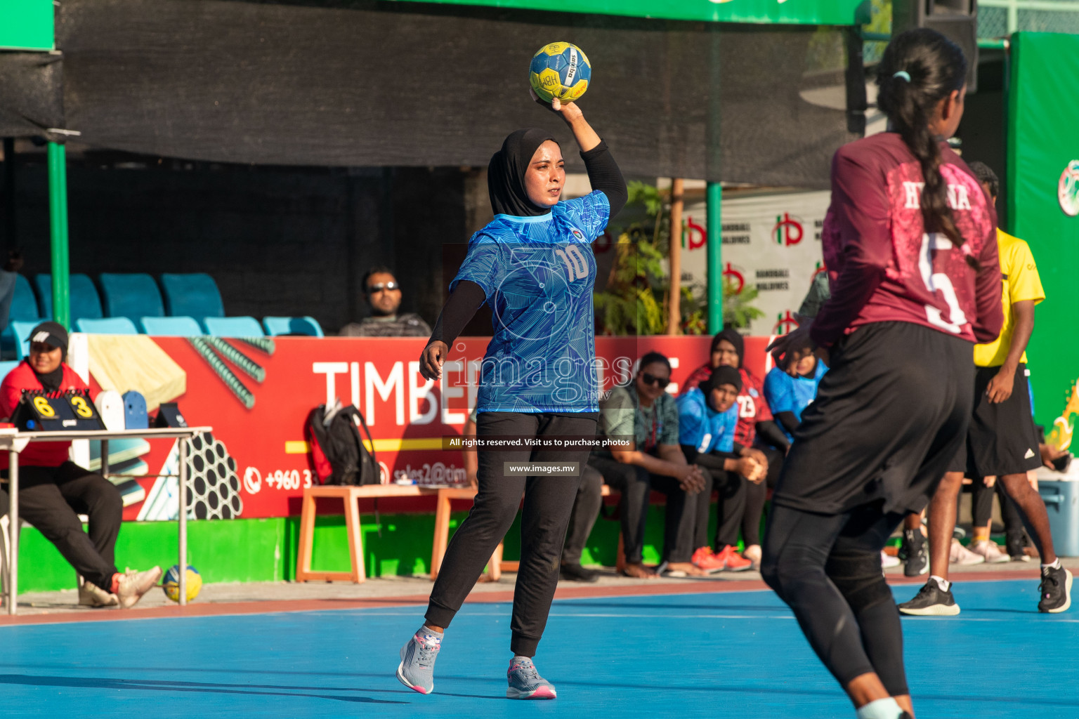 Day 10 of 6th MILO Handball Maldives Championship 2023, held in Handball ground, Male', Maldives on 29th May 2023 Photos: Nausham Waheed/ Images.mv