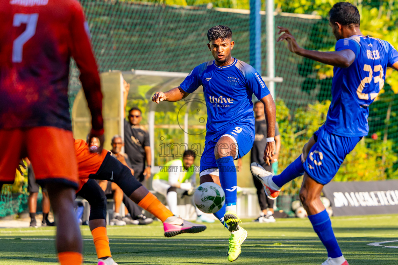 Dhaalu Zone vs Ari Zone in the Leg 2 of Resort Super League 2025 was held on Saturday, 5th July 2025 in Conrad Maldives Rangali Island, Alif Dhaalu Atoll, Maldives. Photos: Nausham Waheed / images.mv