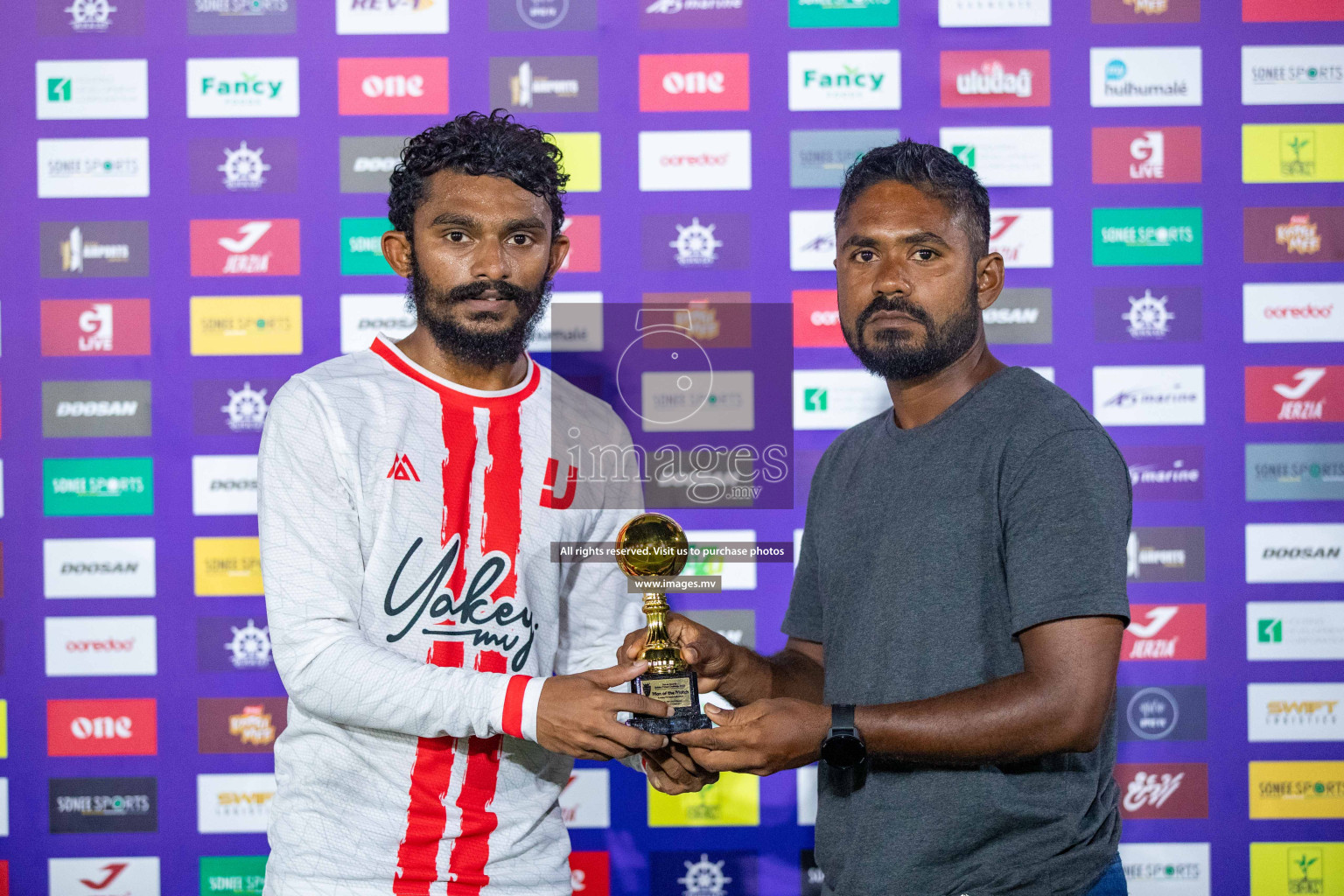 GA. Kondey vs GA. Kanduhulhudhoo in Day 2 of Golden Futsal Challenge 2023 on 06 February 2023 in Hulhumale, Male, Maldives