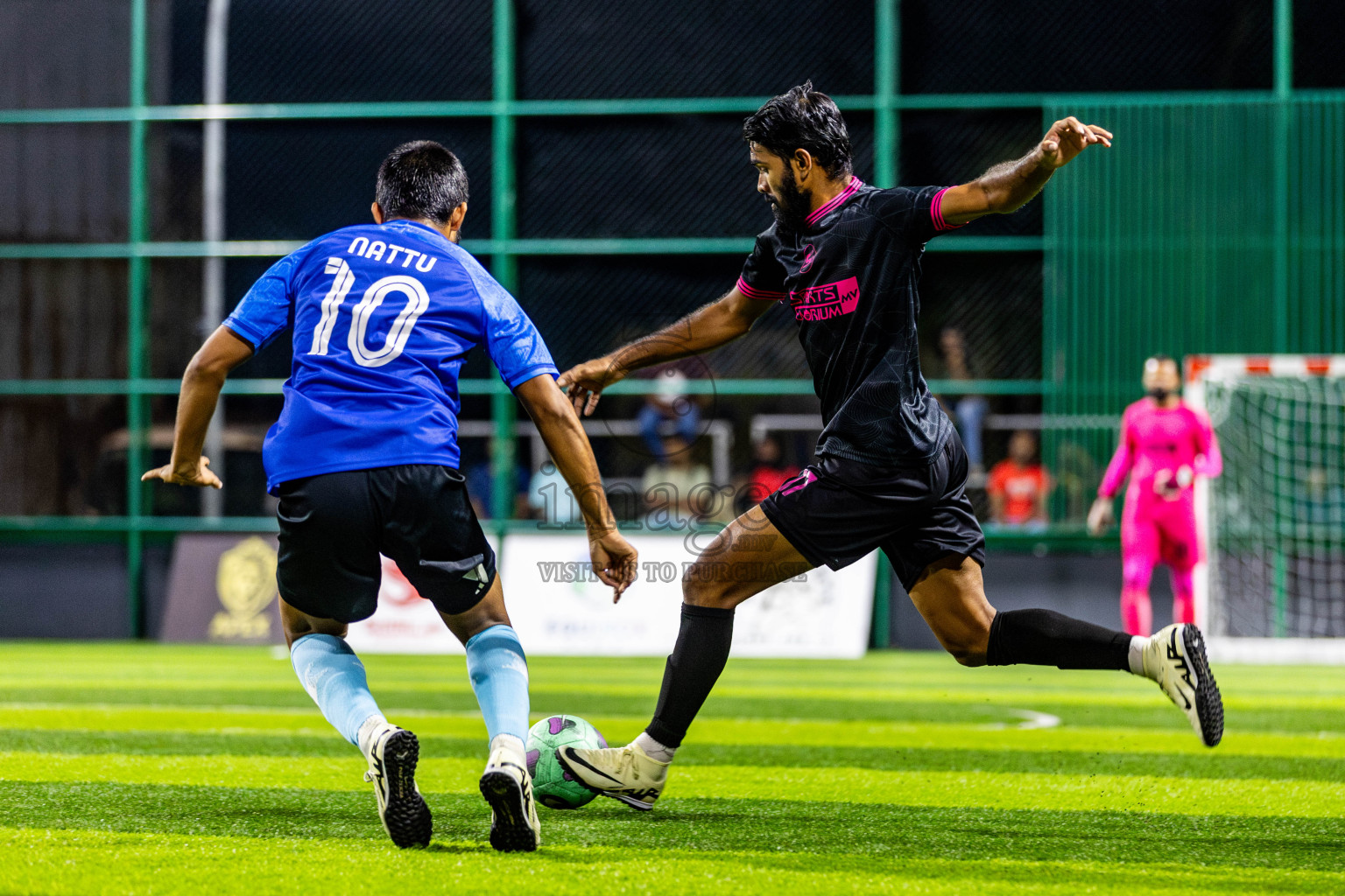 FC Calms Blue vs JJ Sports Club in Day 1 of Quarter Finals of BG Futsal Challenge 2024 was held on Friday , 29th March 2024, in Male', Maldives Photos: Nausham Waheed / images.mv