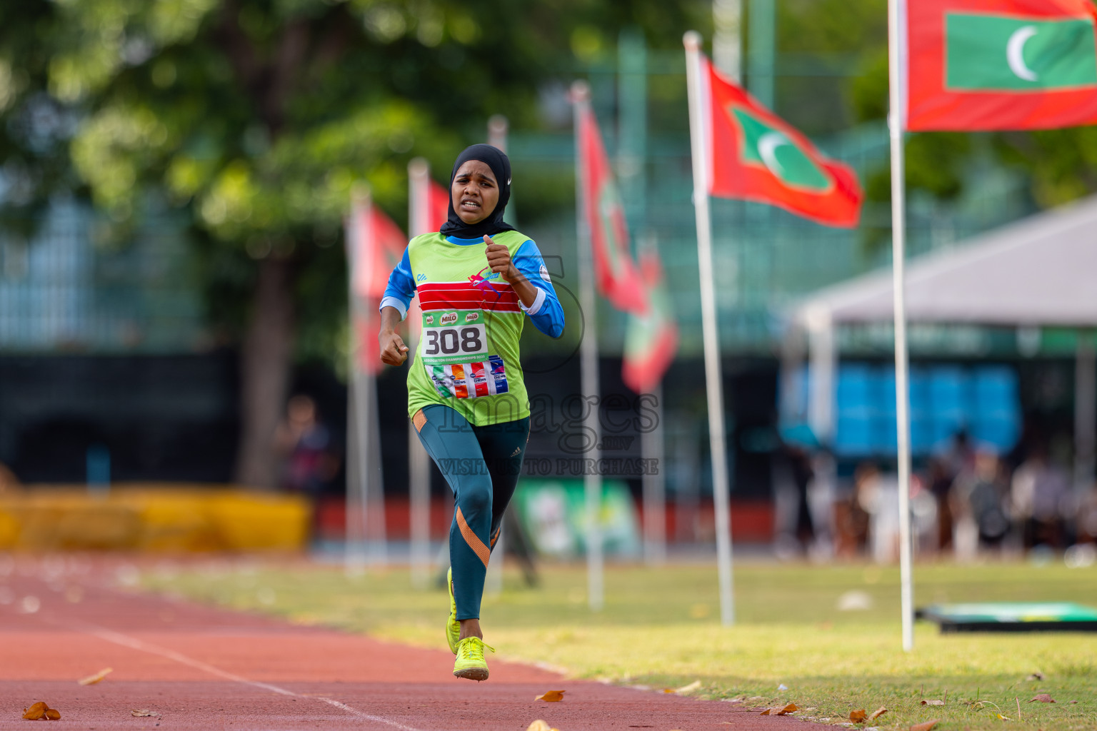 Day 3 of 12th Milo Association Championships was held in Ekuveni Track at Male', Maldives on Saturday, 26th April 2025. Photos: Ismail Thoriq / images.mv