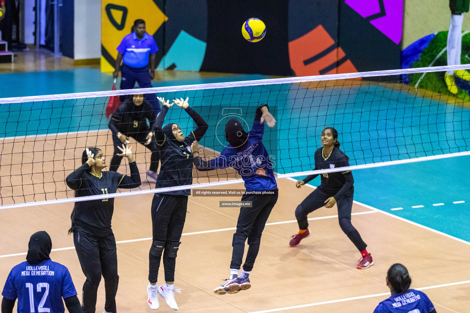 Volleyball Association Cup 2022-Women's Division-Match Day 1 was held in Male', Maldives on Tuesday, 24th May 2022.  Photos By: Ismail Thoriq / images.mv