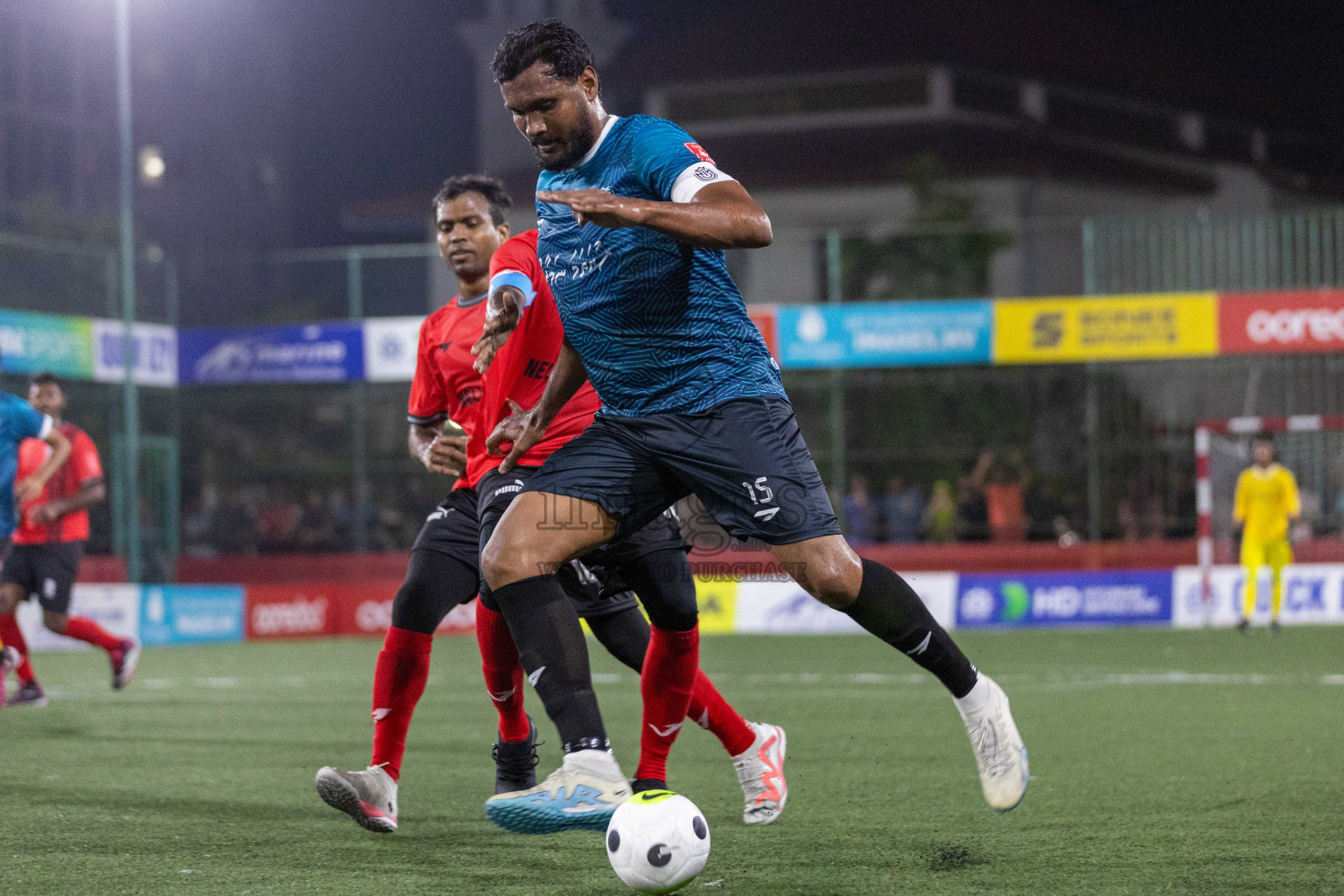 HDh Nellaidhoo vs HDh Nolhivaram in Golden Futsal Challenge 2024 was held on Tuesday, 16th January 2024, in Hulhumale', Maldives Photos: Ismail Thoriq / images.mv