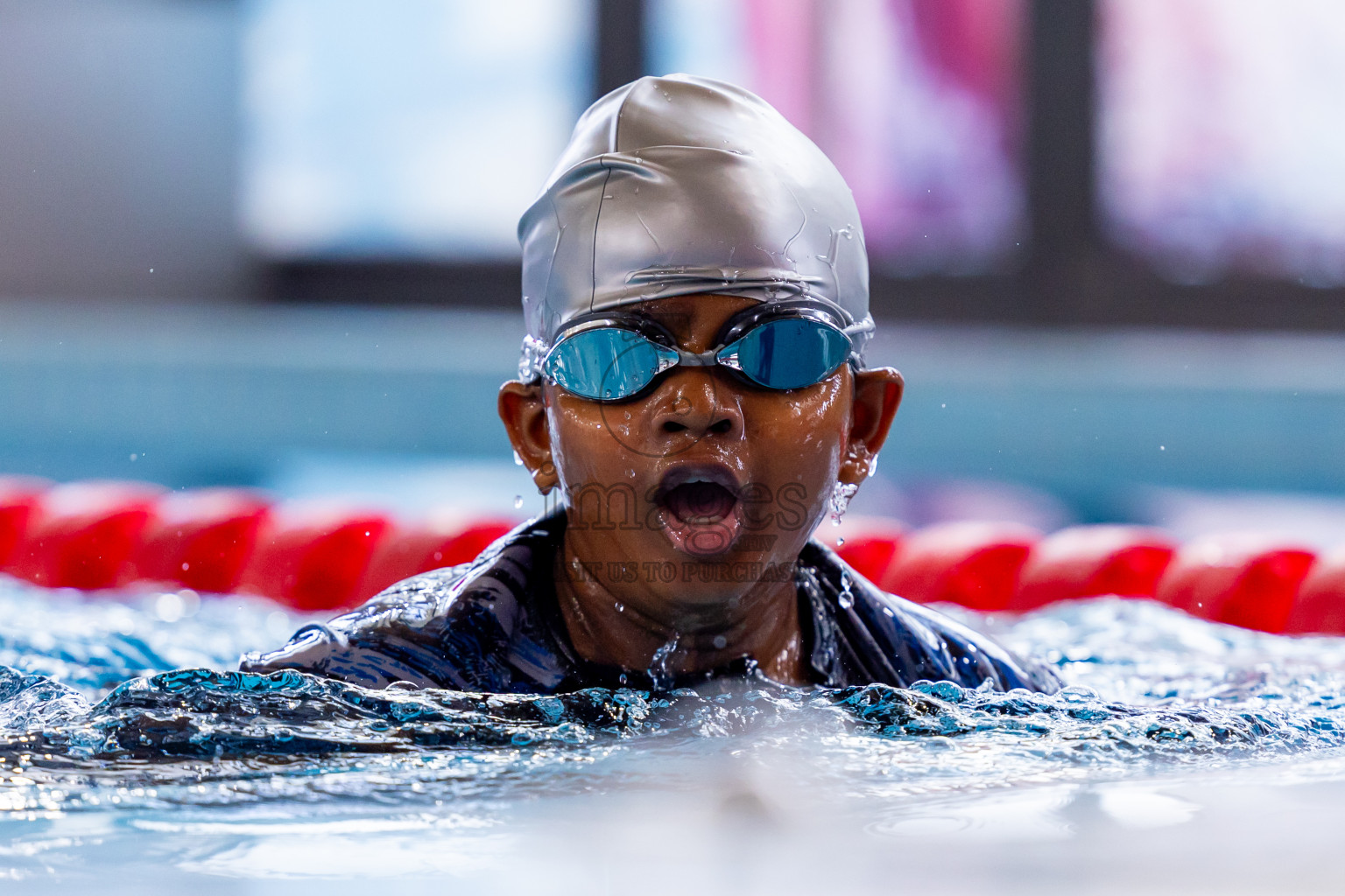 Day 2 of 20th Inter-school Swimming Competition 2024 held in Hulhumale', Maldives on Sunday, 13th October 2024. Photos: Nausham Waheed / images.mv