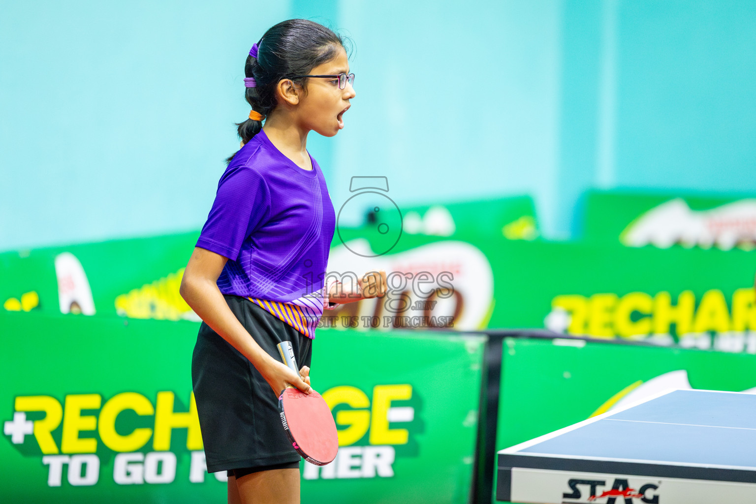 Day 2 of Interschool Table Tennis Tournament 2025 held at Male' TT Hall, Male', Maldives on Thursday, 15th May 2025. Photos By: Ismail Thoriq / images.mv
