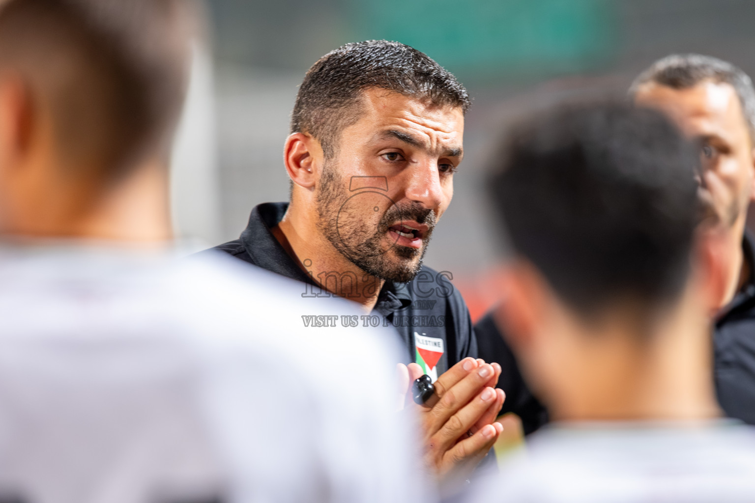 Maldives vs Palestine in the second under 17 friendly held in National Football Stadium, Male', Maldives on Saturday, 15 November 2025. 
Photos: Mohamed Mahfooz Moosa / Images.mv