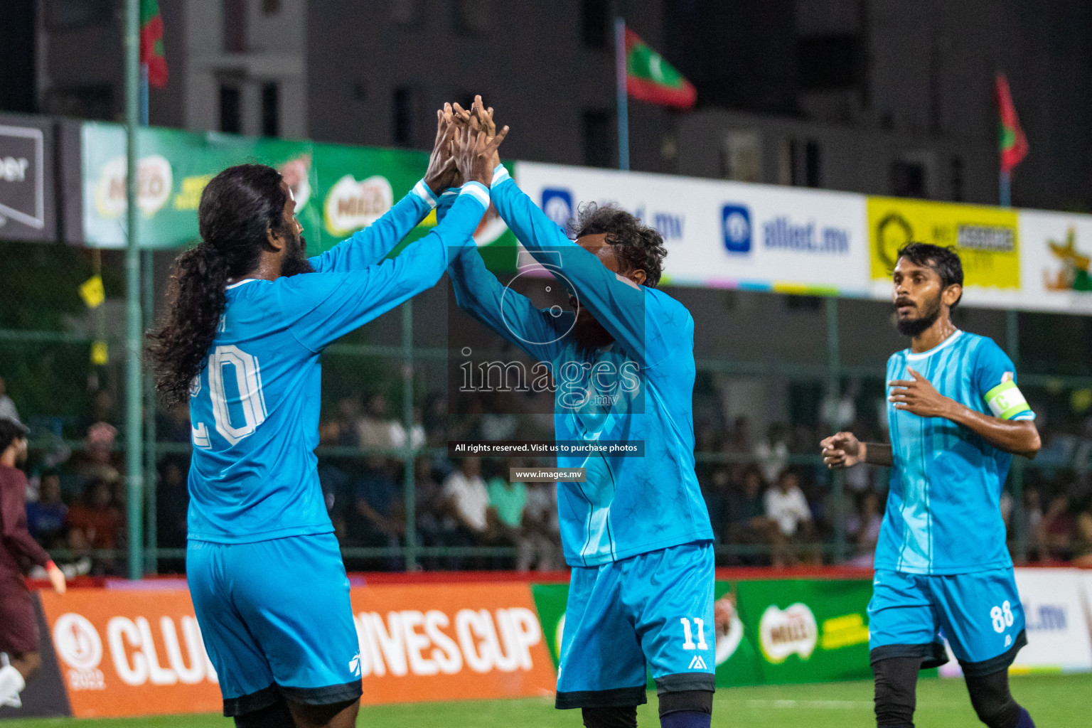 MACL vs Trade Club in Club Maldives Cup 2022 was held in Hulhumale', Maldives on Sunday, 9th October 2022. Photos: Hassan Simah / images.mv