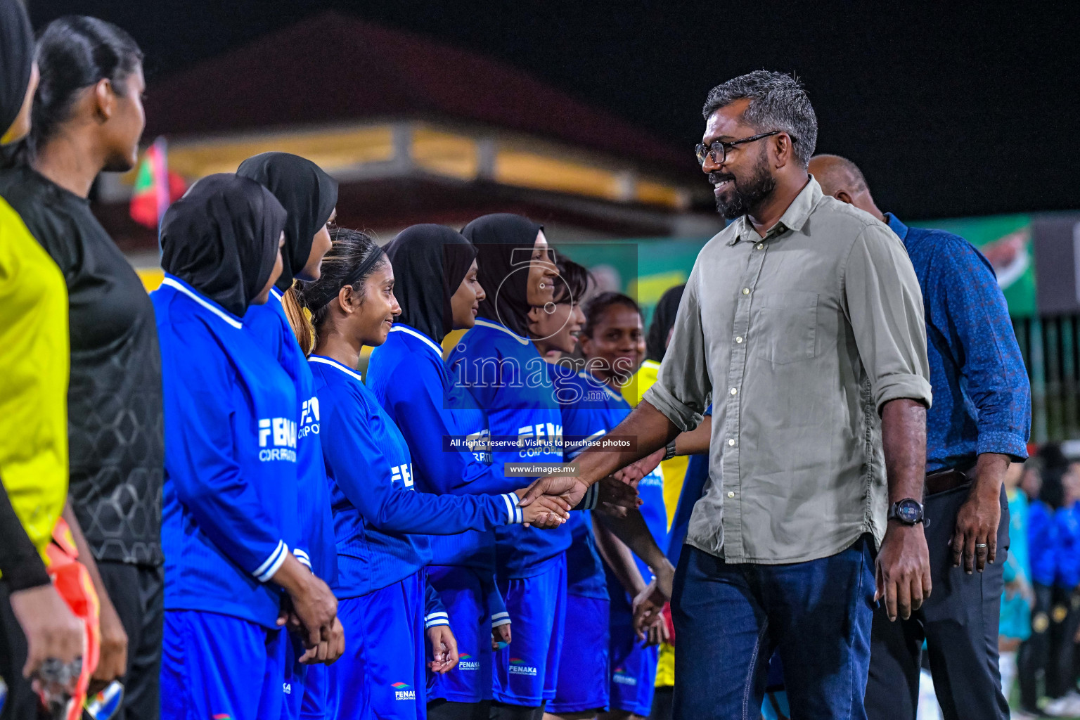 Opening of Eighteen Thirty Women's Futsal Fiesta 2022 was held in Hulhumale', Maldives on Saturday, 8th October 2022. Photos: Nausham Waheed / images.mv