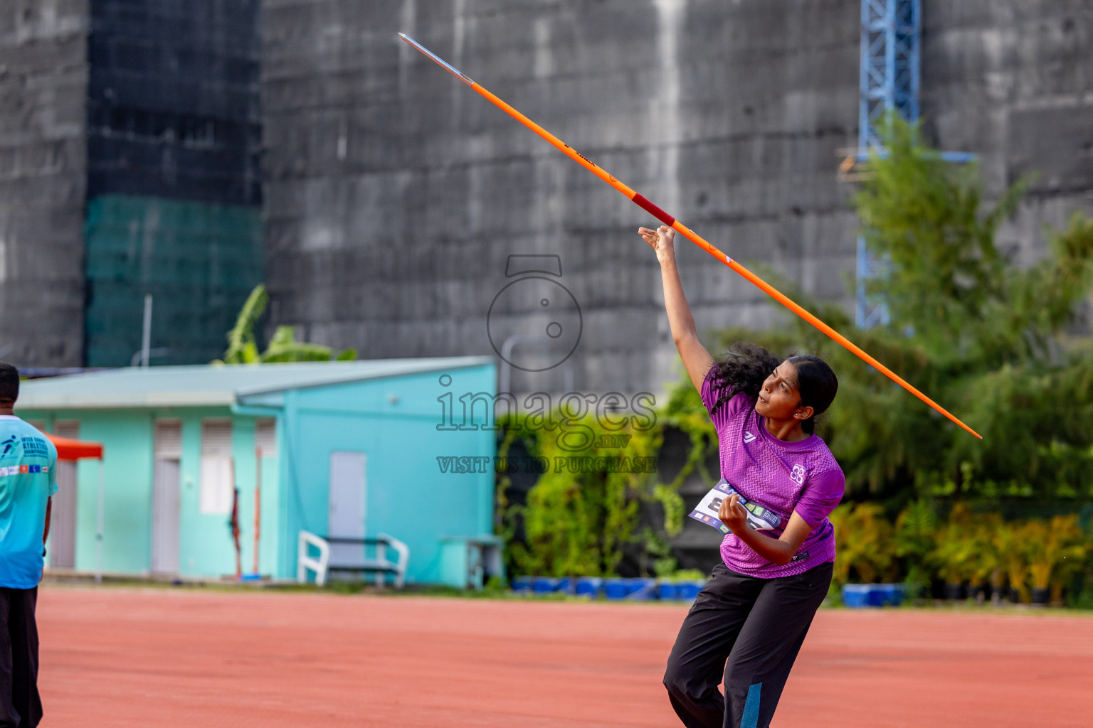 Day 2 of MWSC Interschool Athletics Championships 2024 held in Hulhumale Running Track, Hulhumale, Maldives on Sunday, 10th November 2024. 
Photos by: Hassan Simah / Images.mv