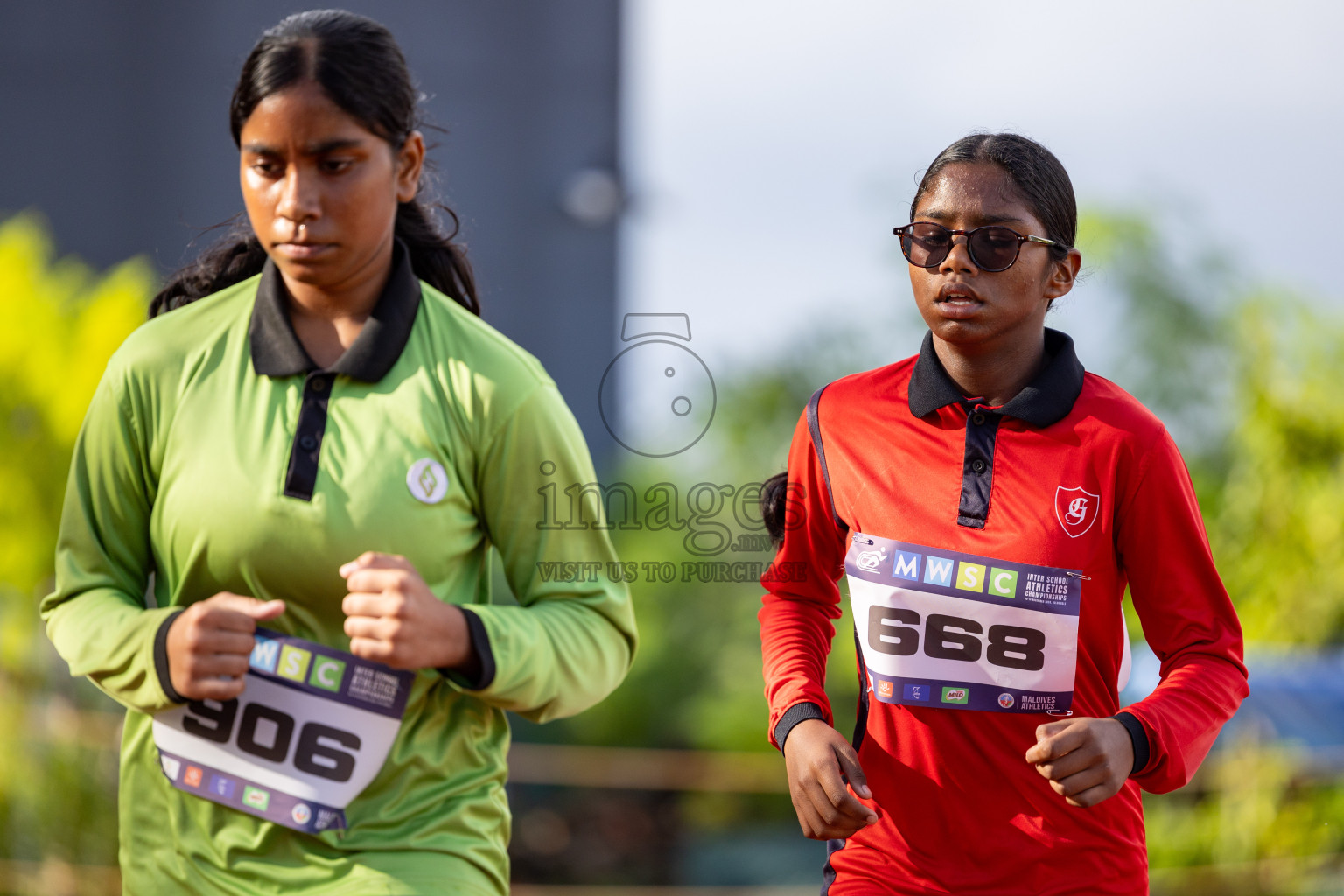 Day 1 of MWSC Interschool Athletics Championships 2024 held in Hulhumale Running Track, Hulhumale, Maldives on Saturday, 9th November 2024. 
Photos by: Ismail Thoriq, Hassan Simah / Images.mv